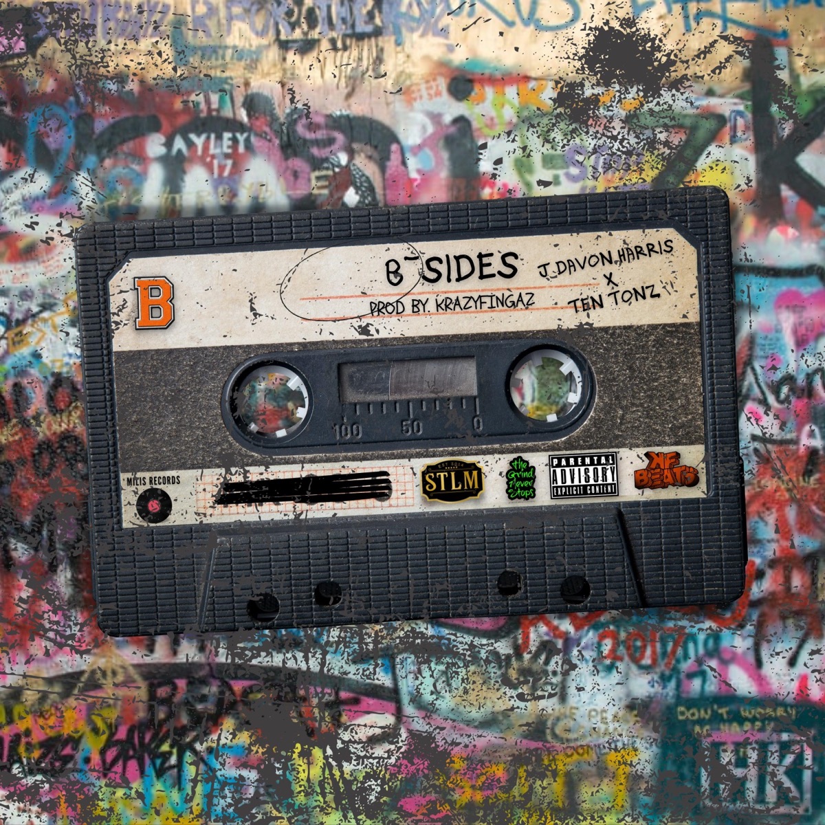 B Sides by J DaVon Harris, Ten Tonz & Krazyfingaz album cover