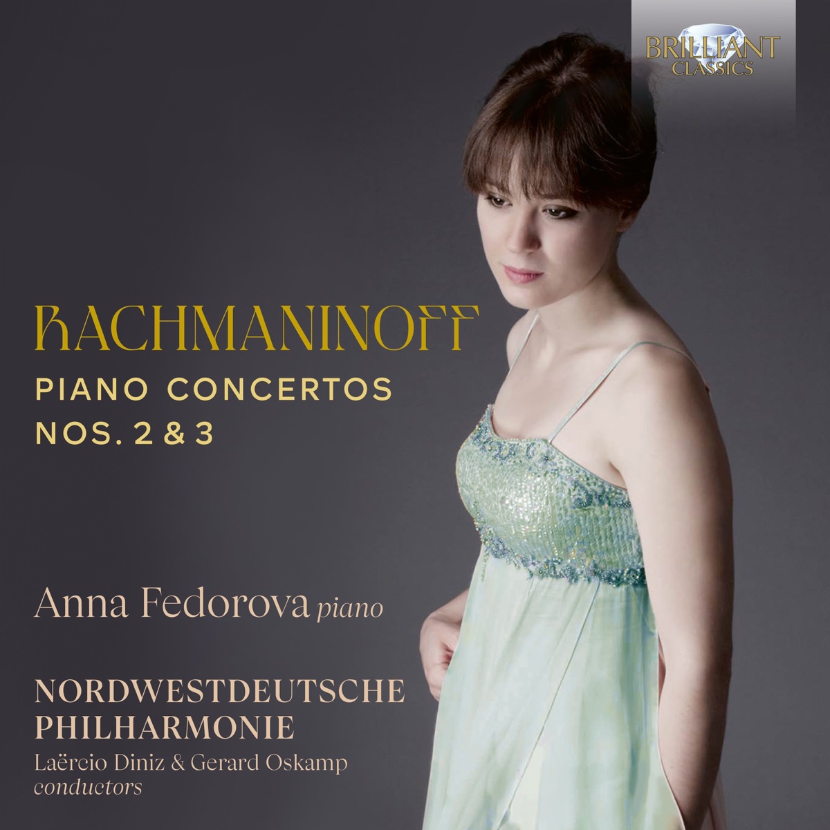 Rachmaninoff: Piano Concerto Nos. 2 & 3 by Anna Fedorova & Nordwestdeutsche Philharmonie album cover