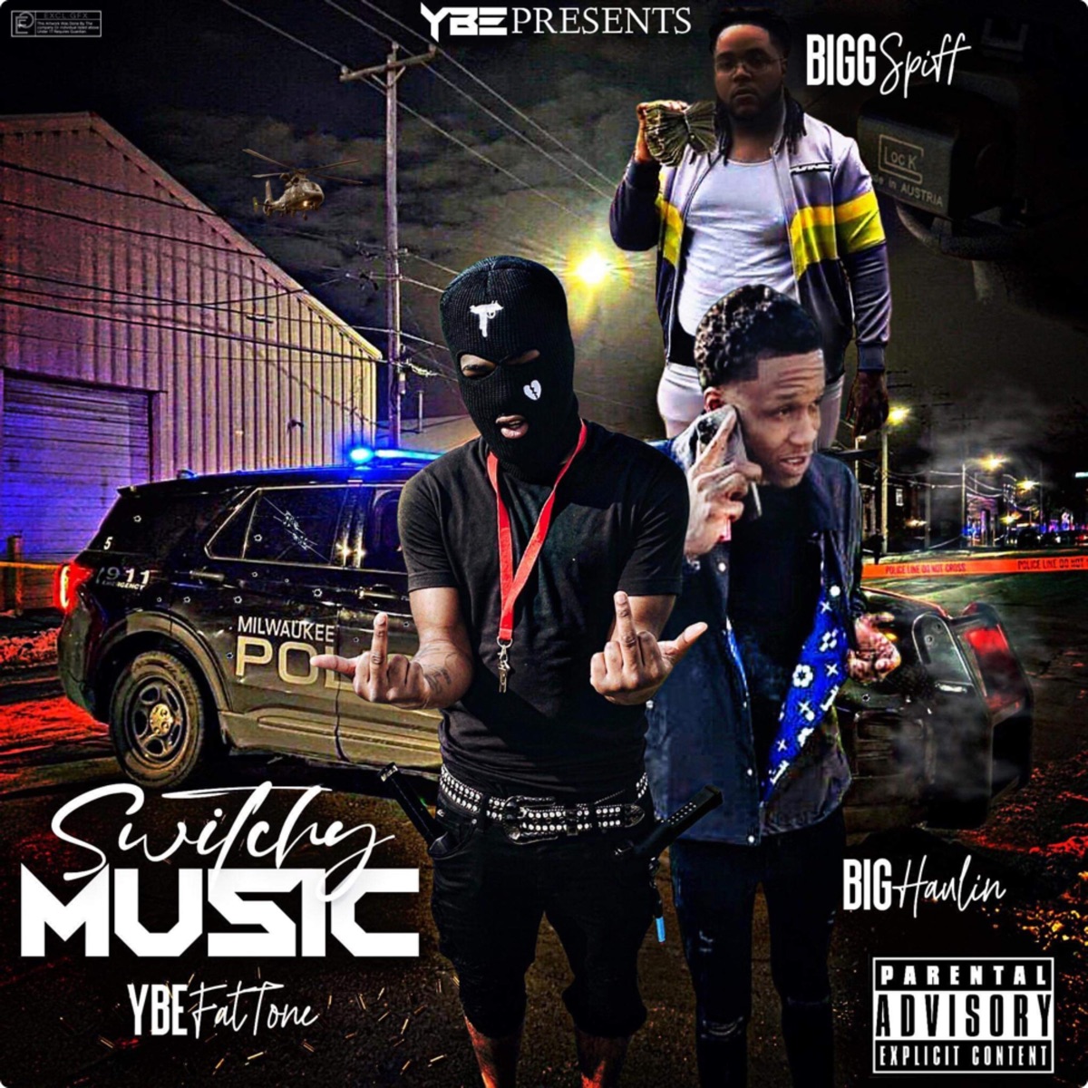 Switchy Music (feat. Bigg Spiff & Big Haulin) - Single by YBE FatTone album cover