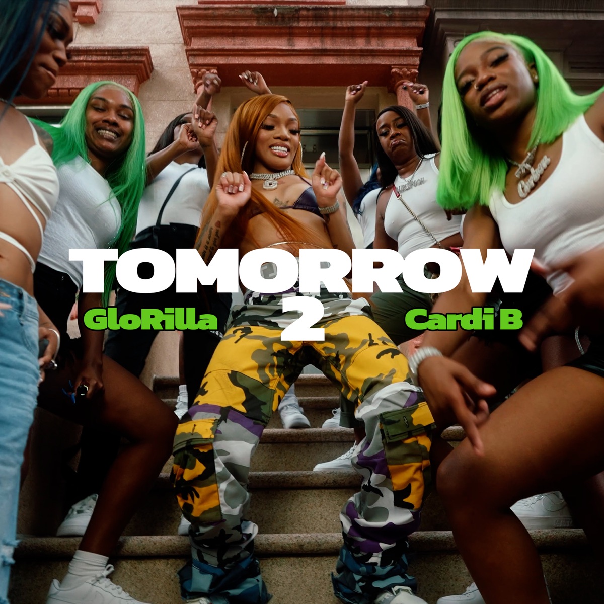 Tomorrow 2 (Instrumental) - Single by GloRilla & Cardi B album cover artwork