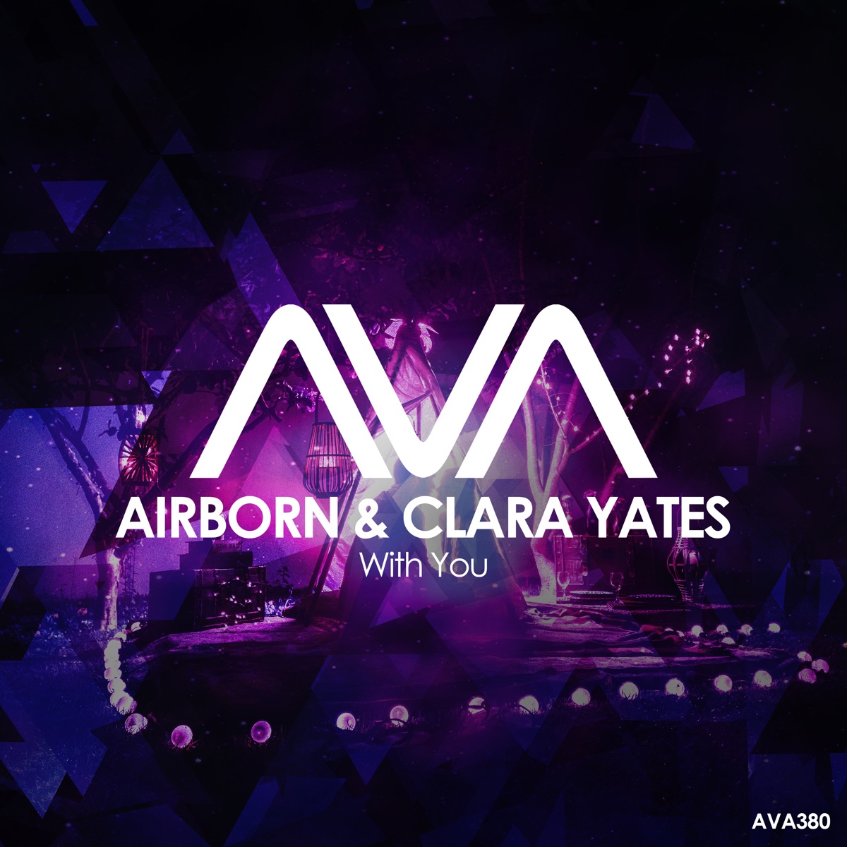 With You - Single by Airborn & Clara Yates album cover