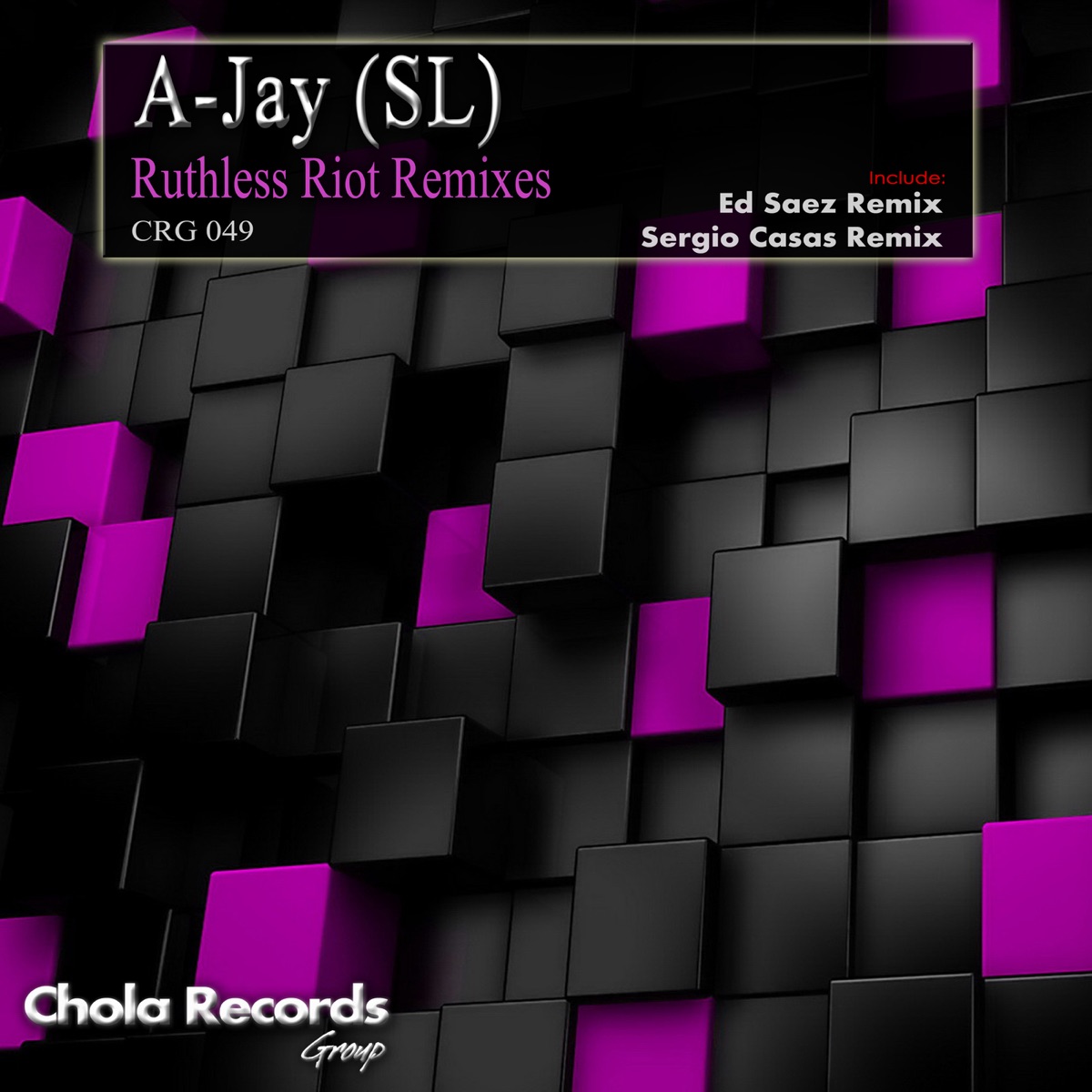 Ruthless Riot (Remixes) - Single by A-Jay (SL) album cover