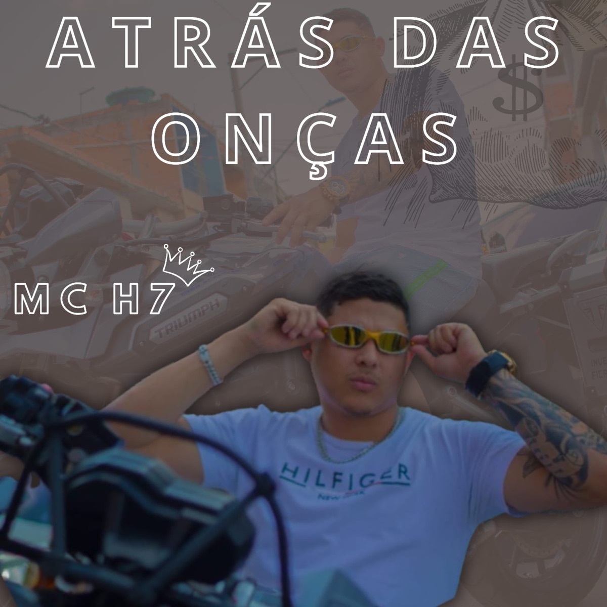 Atrás das Onças - Single by Mc H7 album cover