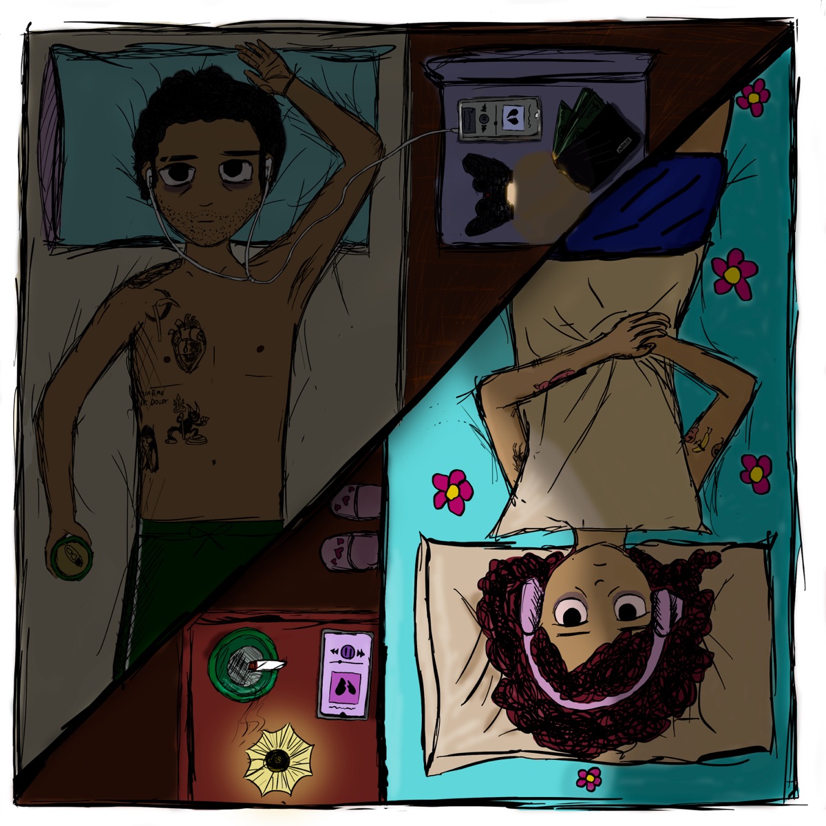 Cristal Polarizado (feat. Mortimer Drunk) - Single by Galaxia Rosa album cover