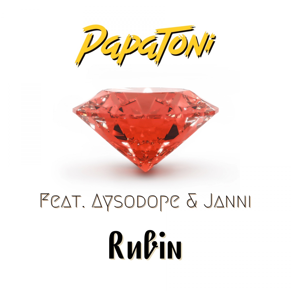 Rubin (feat. Aysodope & Janni) - Single by papatoni album cover