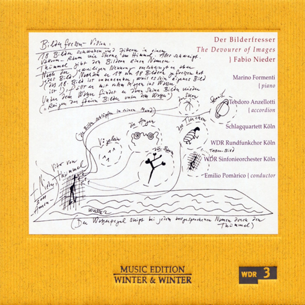 Nieder: Der Bilderfresser by Teodoro Anzellotti & Marino Formenti album cover