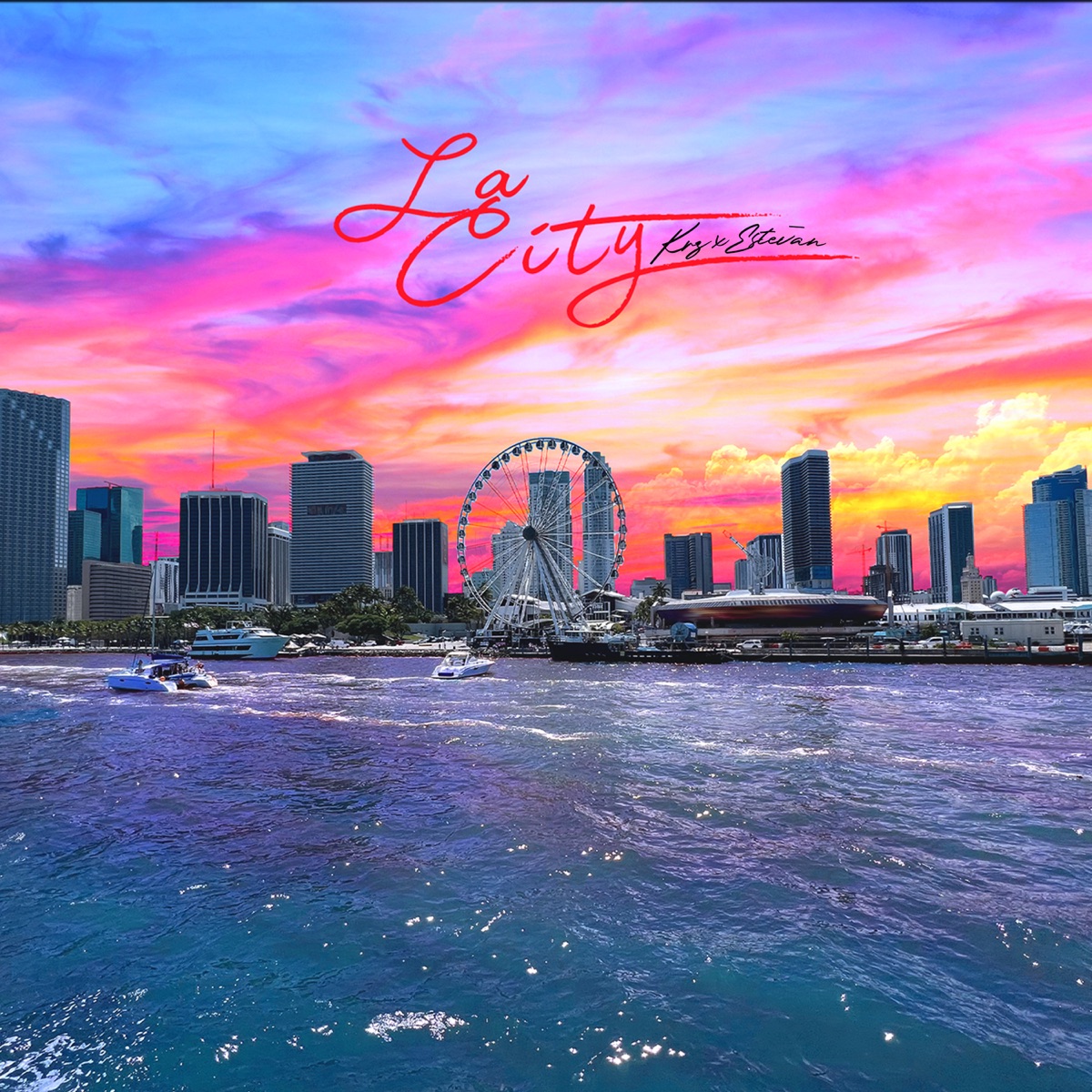 La City (feat. KRZ) - Single by Estevan album cover