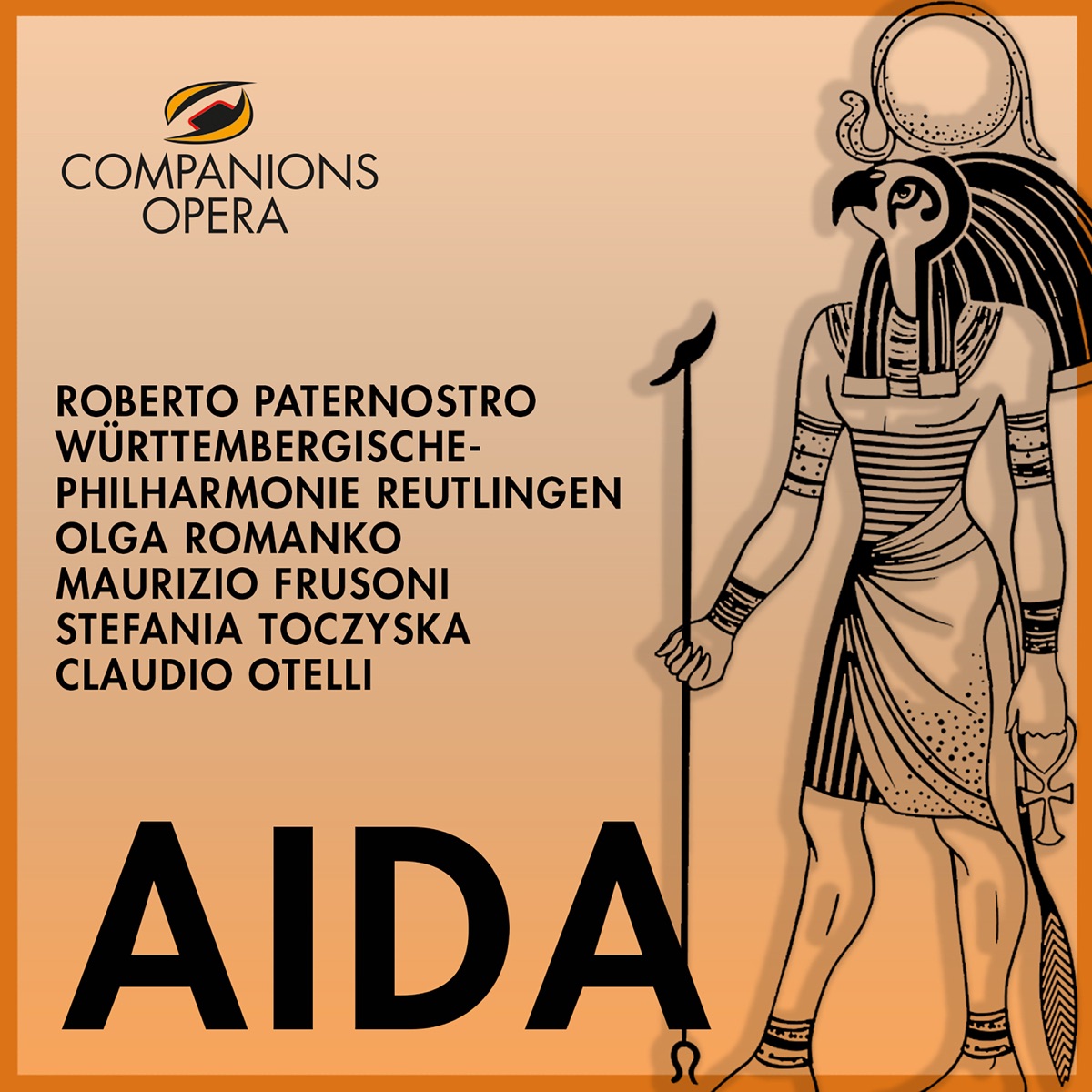 Verdi: Aida by Roberto Paternostro, Olga Romanko, Maurizio Frusoni, Stefania Toczyska, Claudio Otelli, Württembergische Philharmonie Reutlingen & Louis Buskens album cover