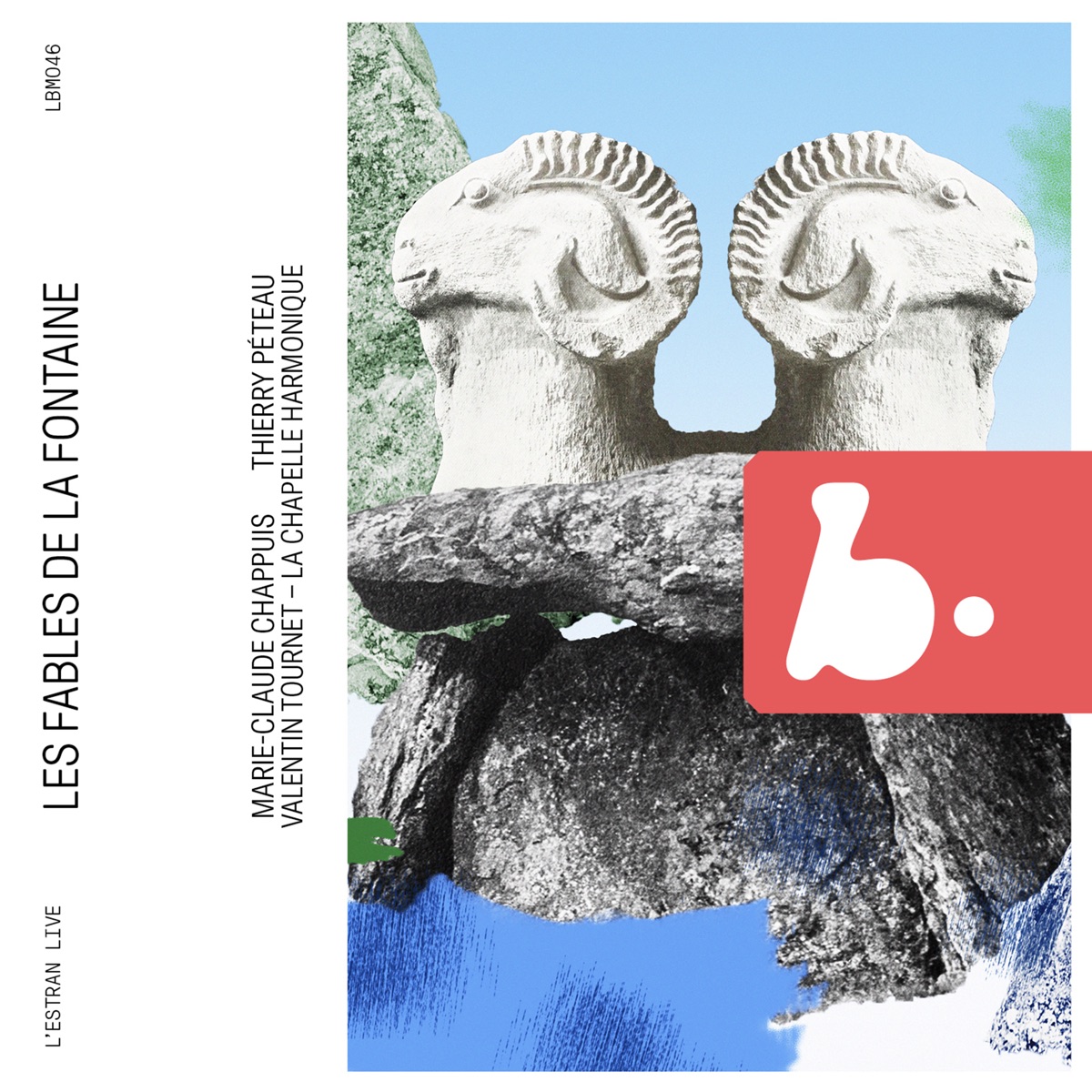 Les fables de La Fontaine (Live at L'Estran) by Marie-Claude Chappuis, Valentin Tournet, La Chapelle Harmonique & Thierry Péteau album cover