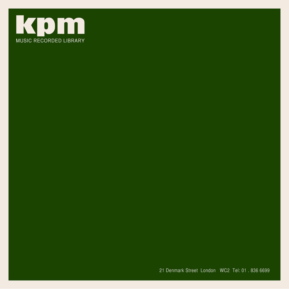 Kpm 1000 Series: The Big Beat by Keith Mansfield & Alan Hawkshaw album cover