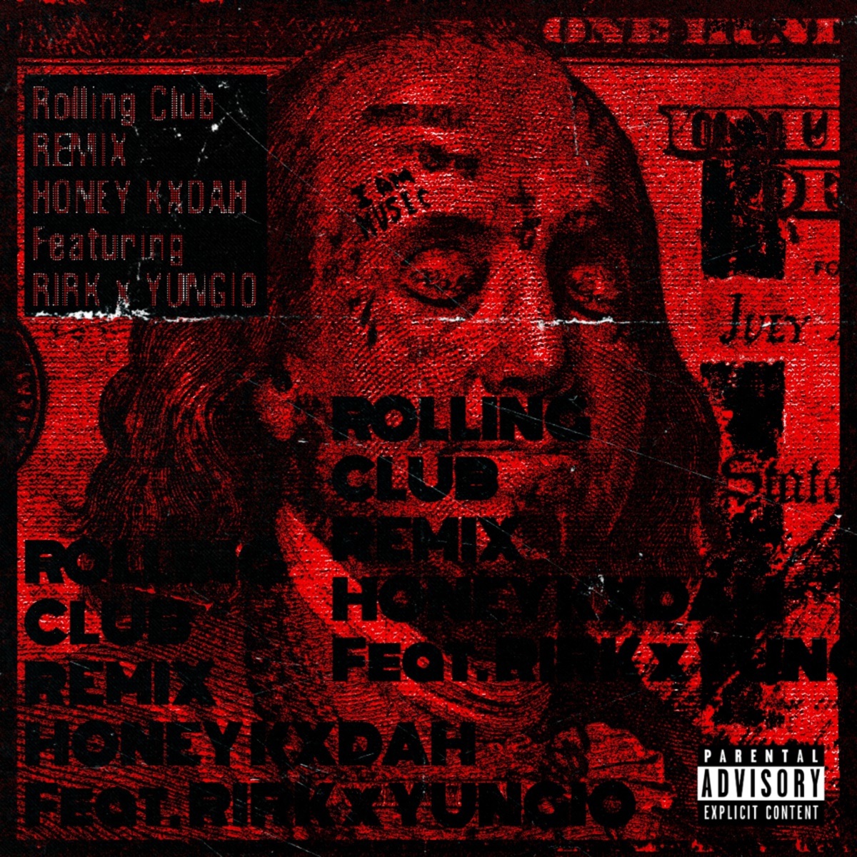 Rolling Club (Remix) [feat. Yungio & Rirk] - Single by HONEY KXDAH album cover