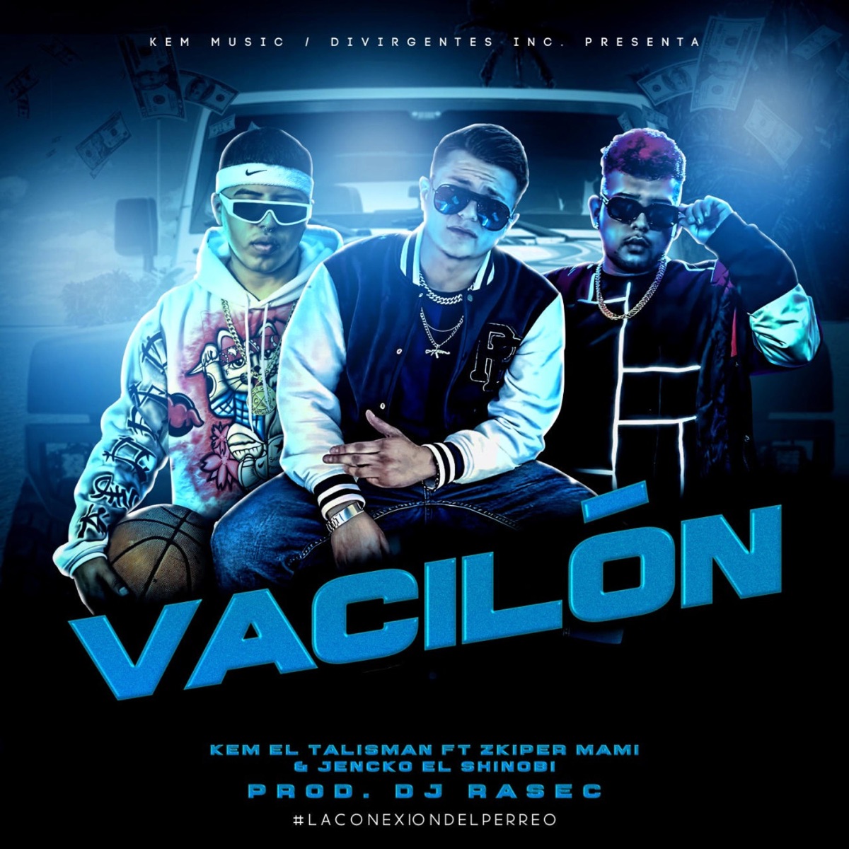 Vacilón (feat. Zkiper Mami, Jencko el Shinobi & Dj Rasec) - Single by Kem el Talisman album cover