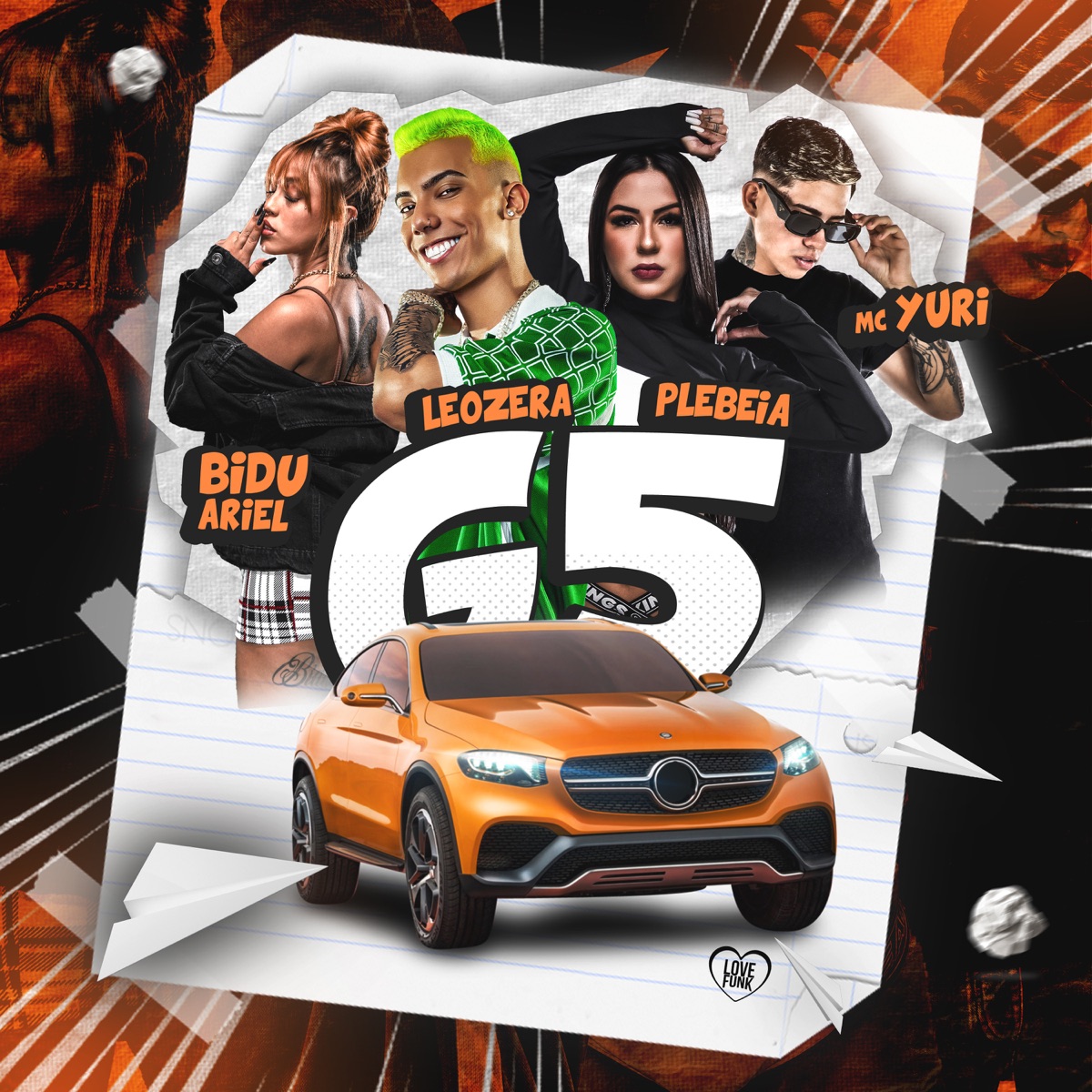 G5 (feat. Bidu Ariel) - Single by Plebeia, MC Yuri & LeoZera album cover
