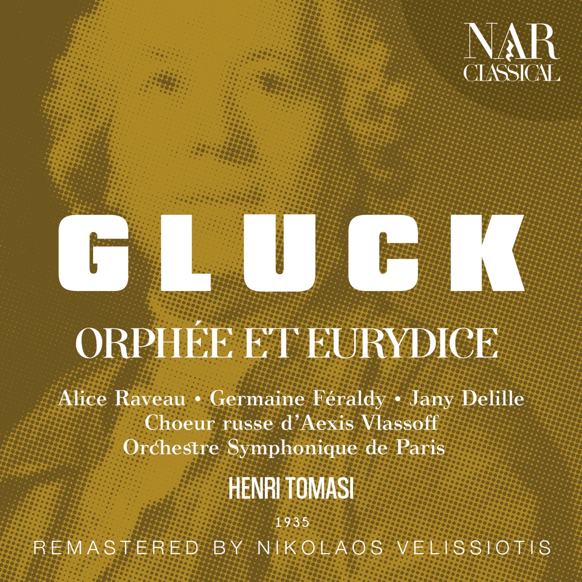 GLUCK: ORPHÉE ET EURYDICE "ORPHEUS UND EURYDIKE" by Henri Tomasi & Orchestre Symphonique De Paris album cover
