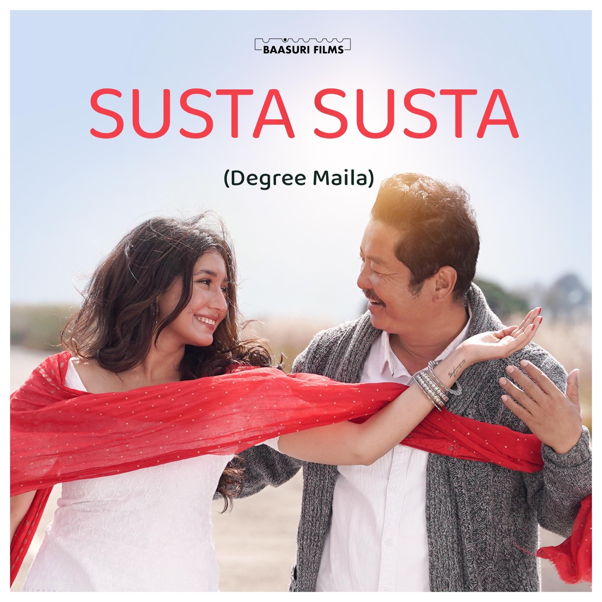 SUSTA SUSTA (Degree Maila) [feat. S.D. YOGI & Bigyani Parajuli] - Single by Baasuri Films album cover