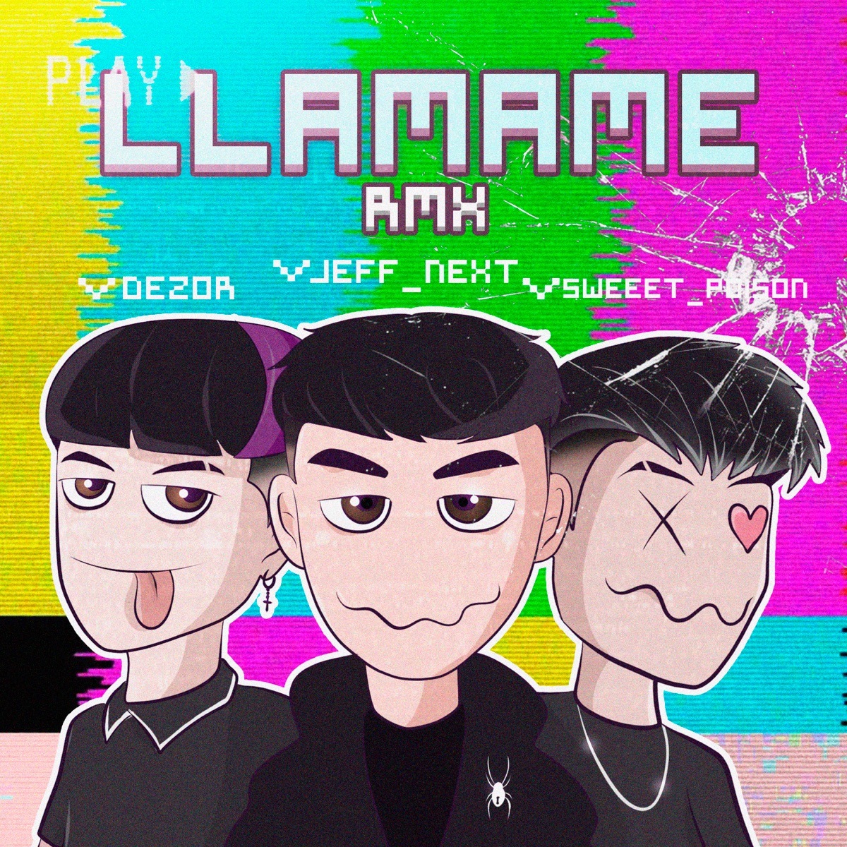 Llamame (Remix) - Single by Jeff & Next, Sweet Poison & Dezor album cover