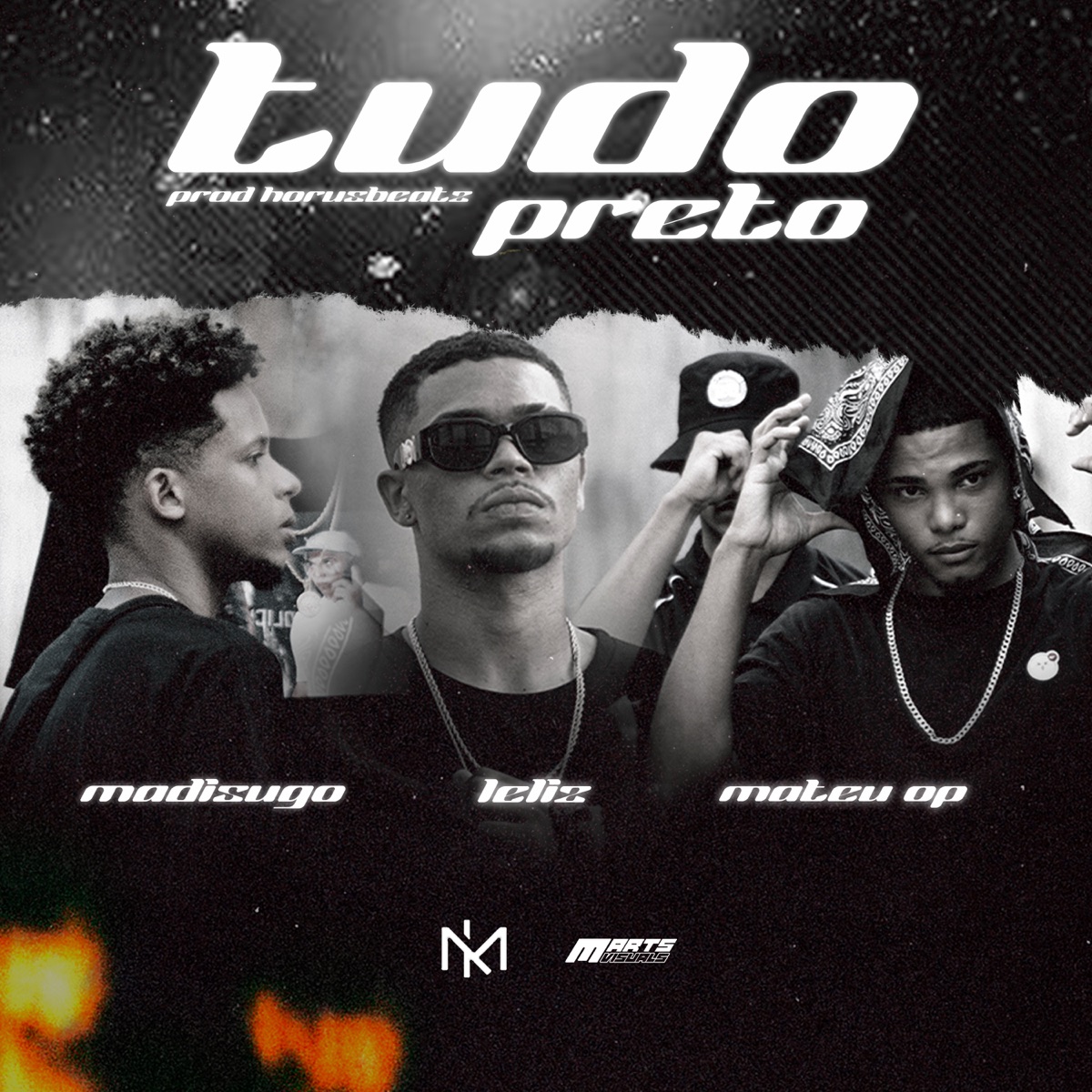 Tudo Preto - Single by Leliz, Madisu & Mateu Op album cover