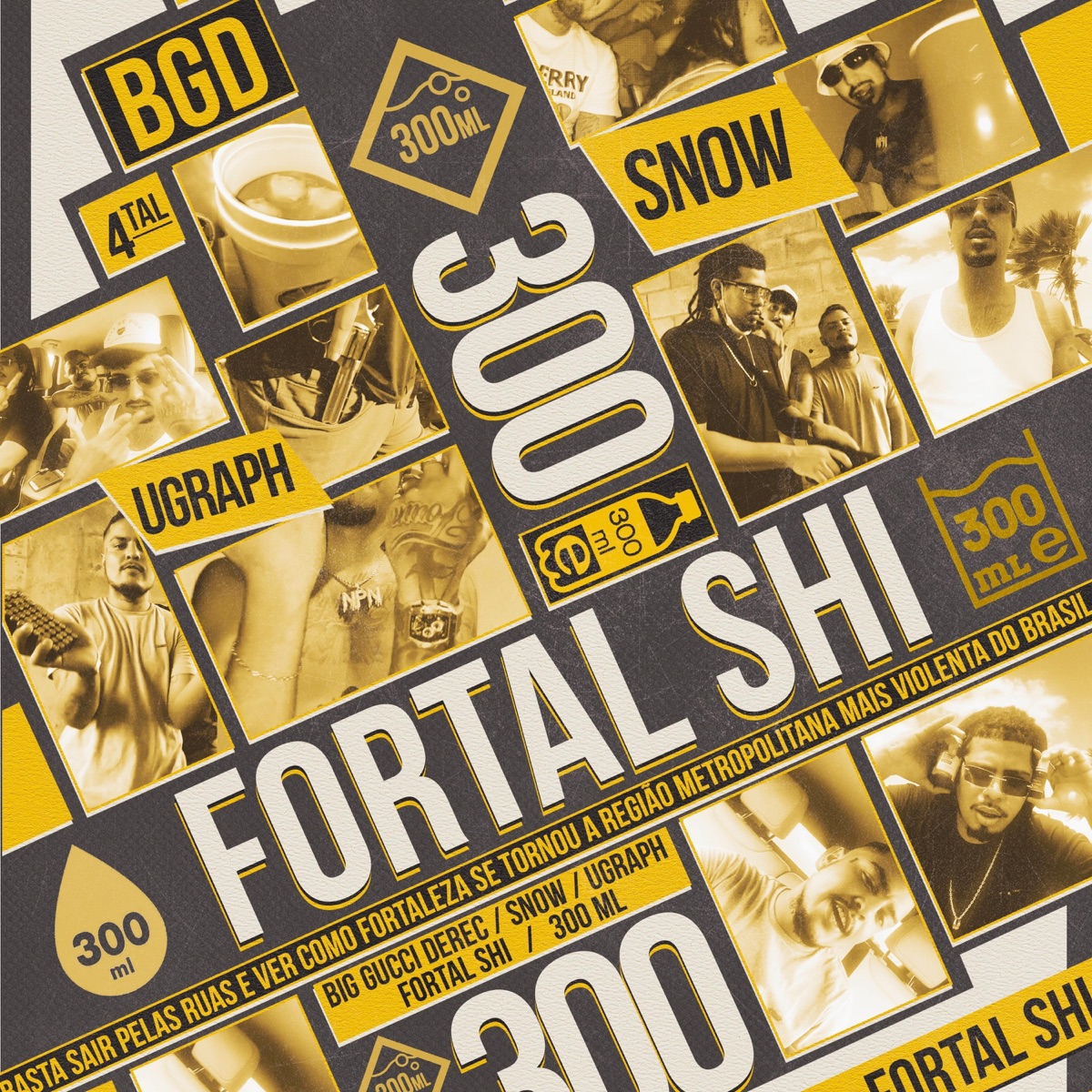 Fortal shi + 300 ml (feat. Ugraph & Snow Usg) - Single by Big Gucci Derec album cover