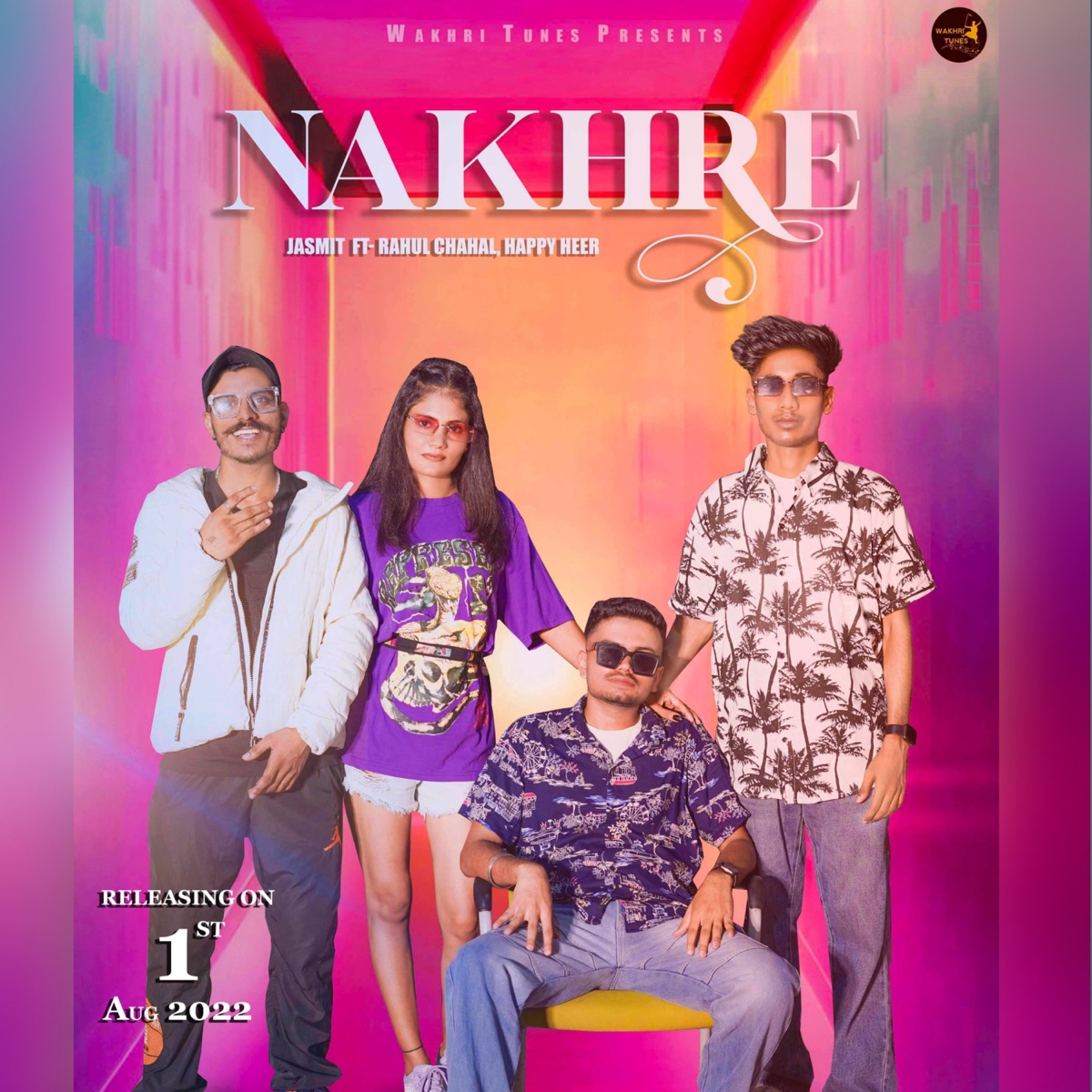 Nakhre - Single by Jasmit, Rahul Chahal & Happy Heer album cover