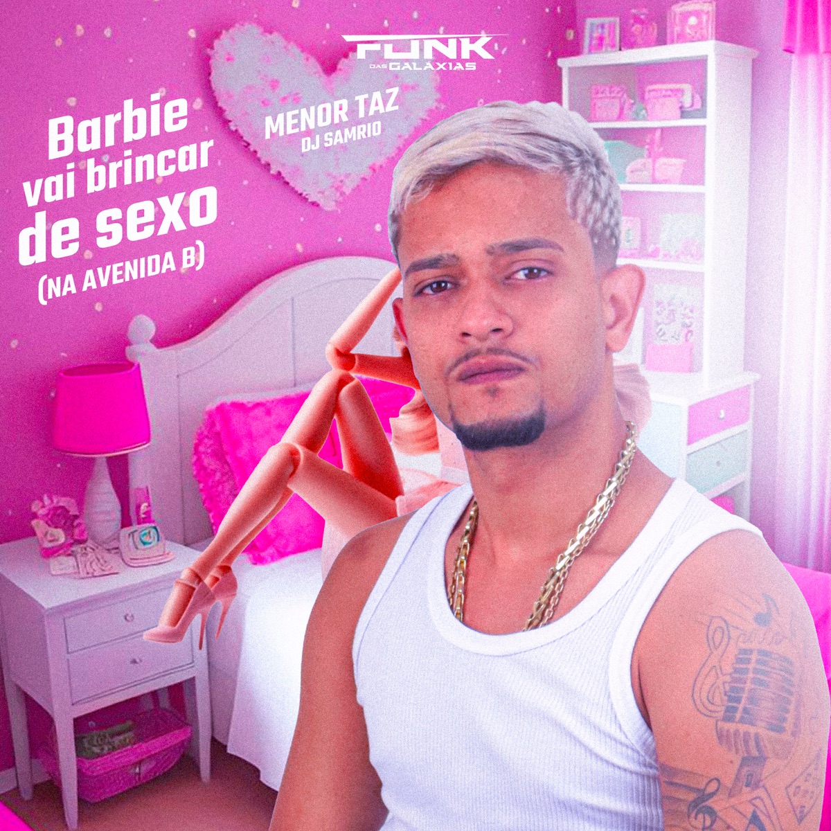 Barbie Vai Brincar de Sexo na Avenida B - Single by Mc Menor Taz & DJ Samrio album cover