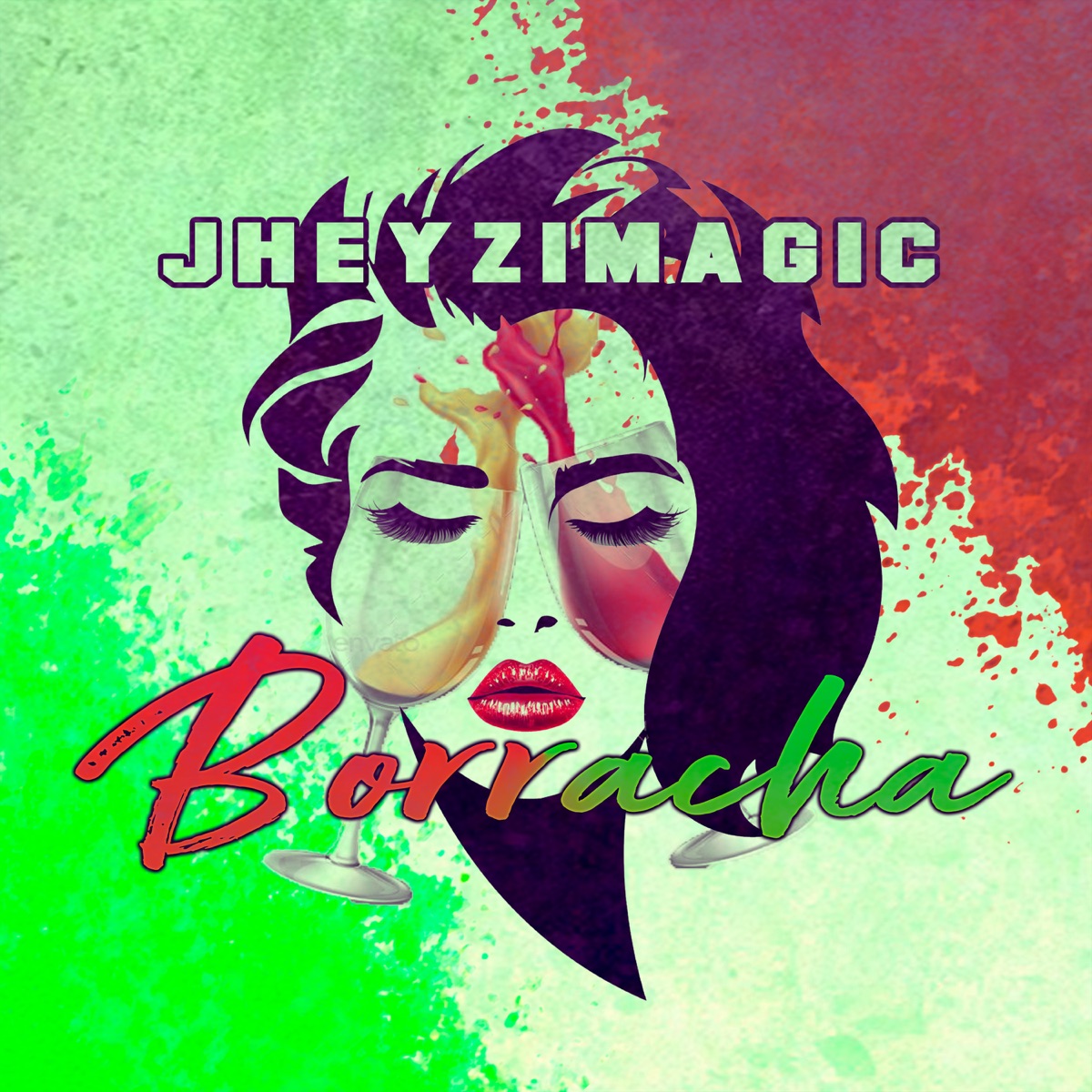 Borracha (feat. Lunoxlnx, Di Geniuz & Bossavescomohe) - Single by JheyziMagic album cover
