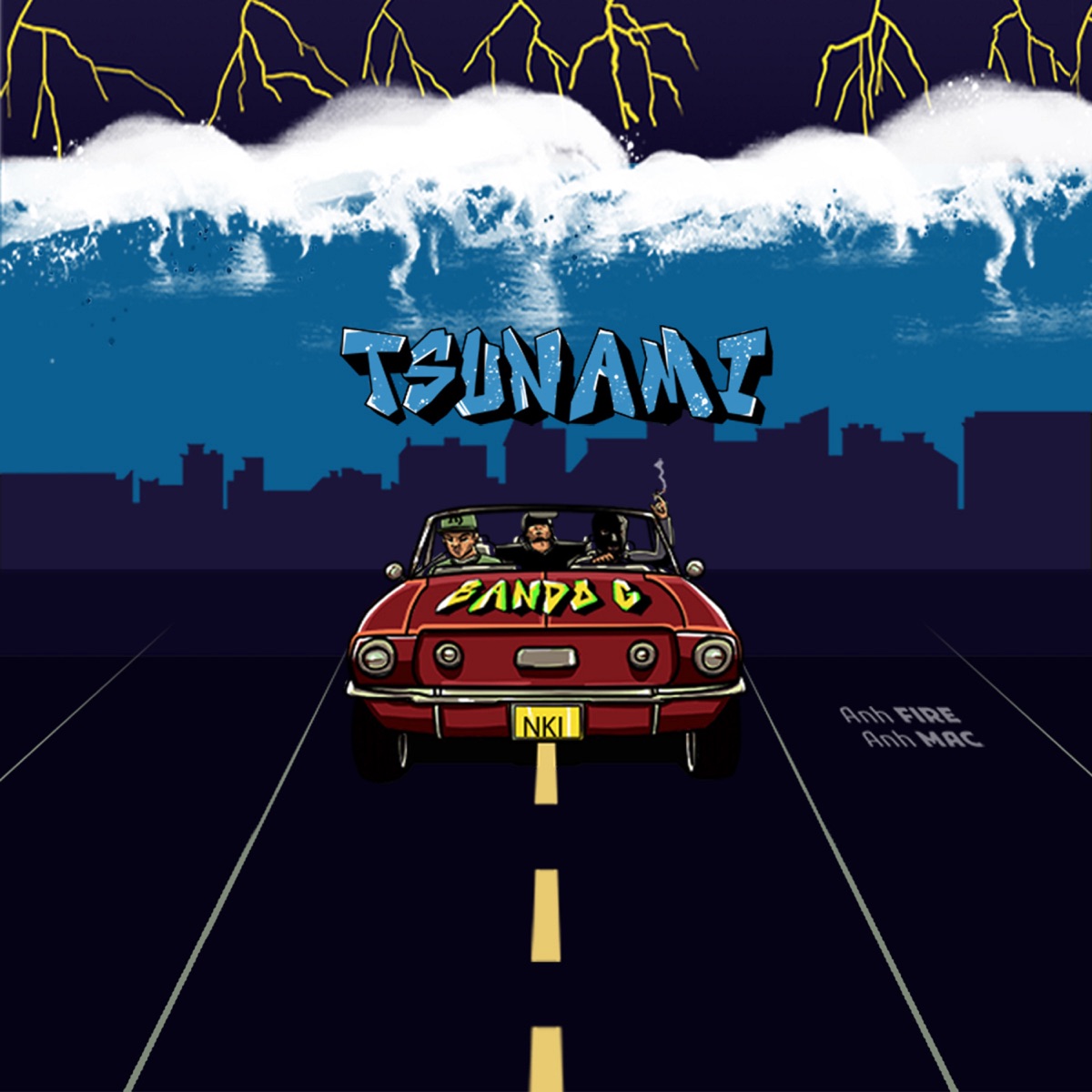 Tsunami (feat. Anh MAC) - Single by Anh Fire album cover