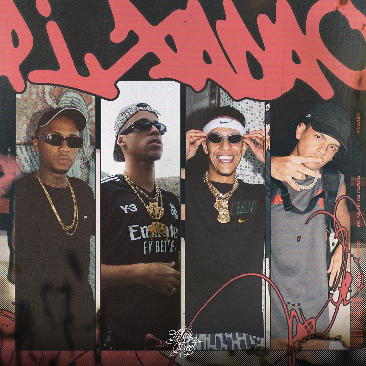 Pixadão (feat. Mainstreet) - Single by Orochi, L7NNON & MC Paulin da Capital album cover