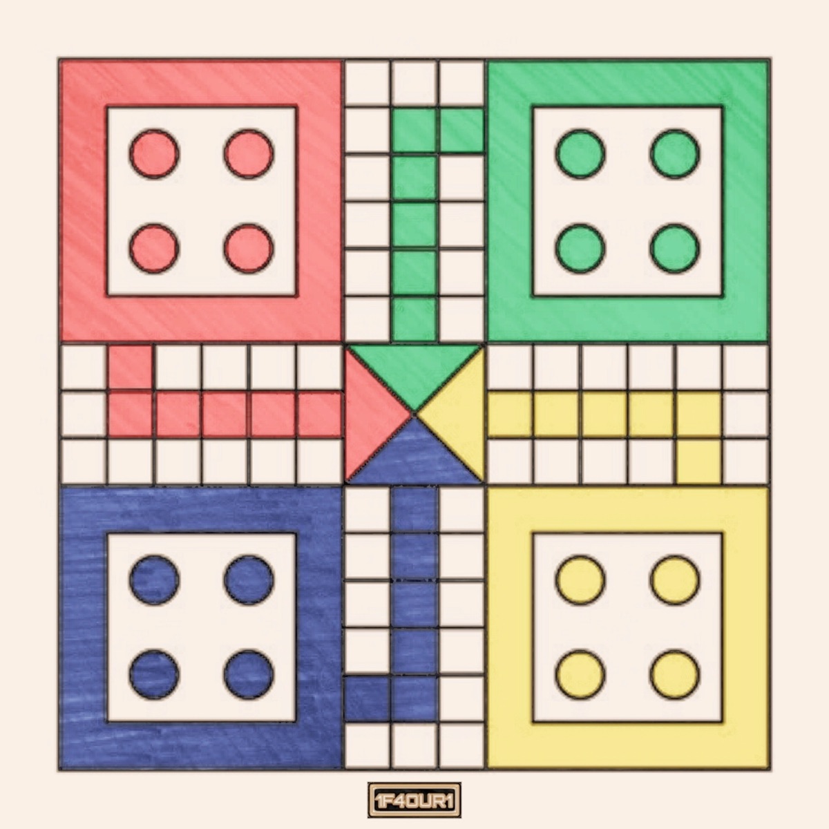 Ludo Games - EP by TiggySA & 1F4OUR1 album cover