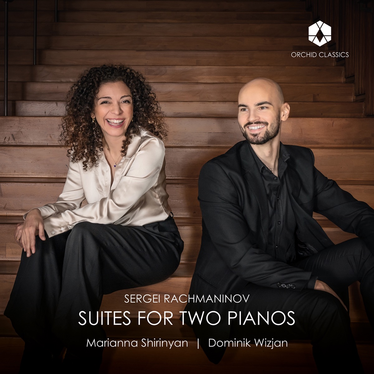 Rachmaninoff: Suites for 2 Pianos by Marianna Shirinyan & Dominik Wizjan album cover