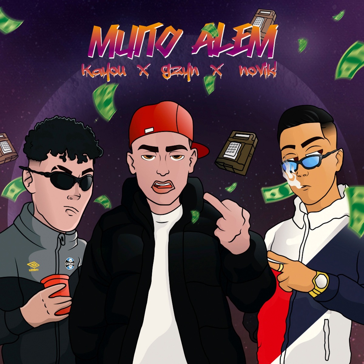 Muito Além - Single by NOVIK!, Kayou & Gzyn album cover
