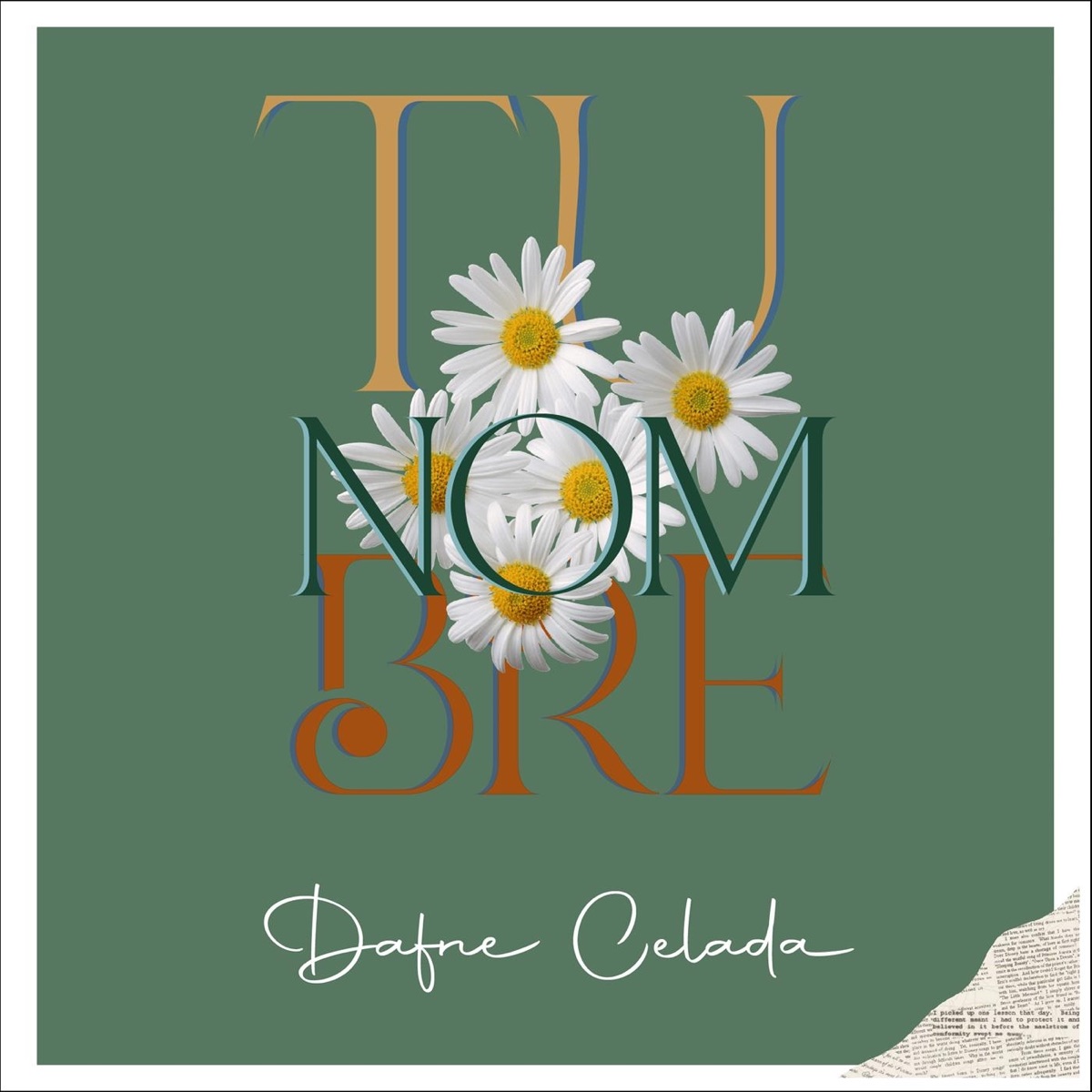 Tu Nombre - Single by Dafne Celada album cover