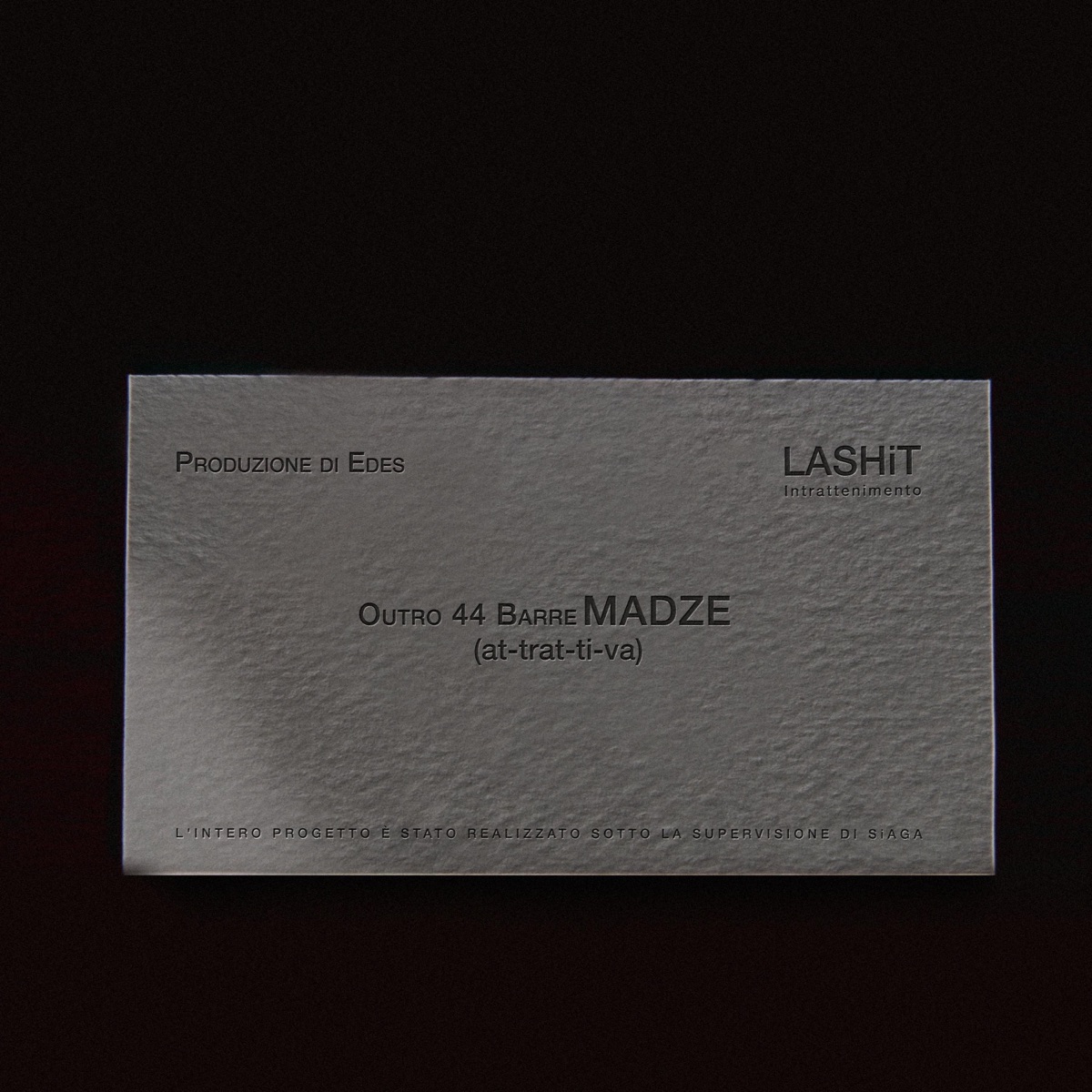 OUTRO 44BARRE (at-trat-ti-va) PRODUZIONE DI EDES - Single by Madze album cover