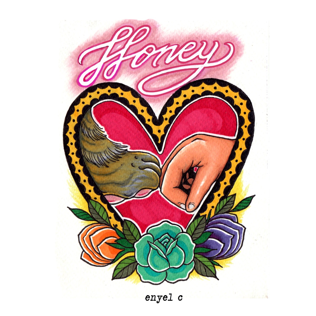 Honey - Single by Enyel C album cover