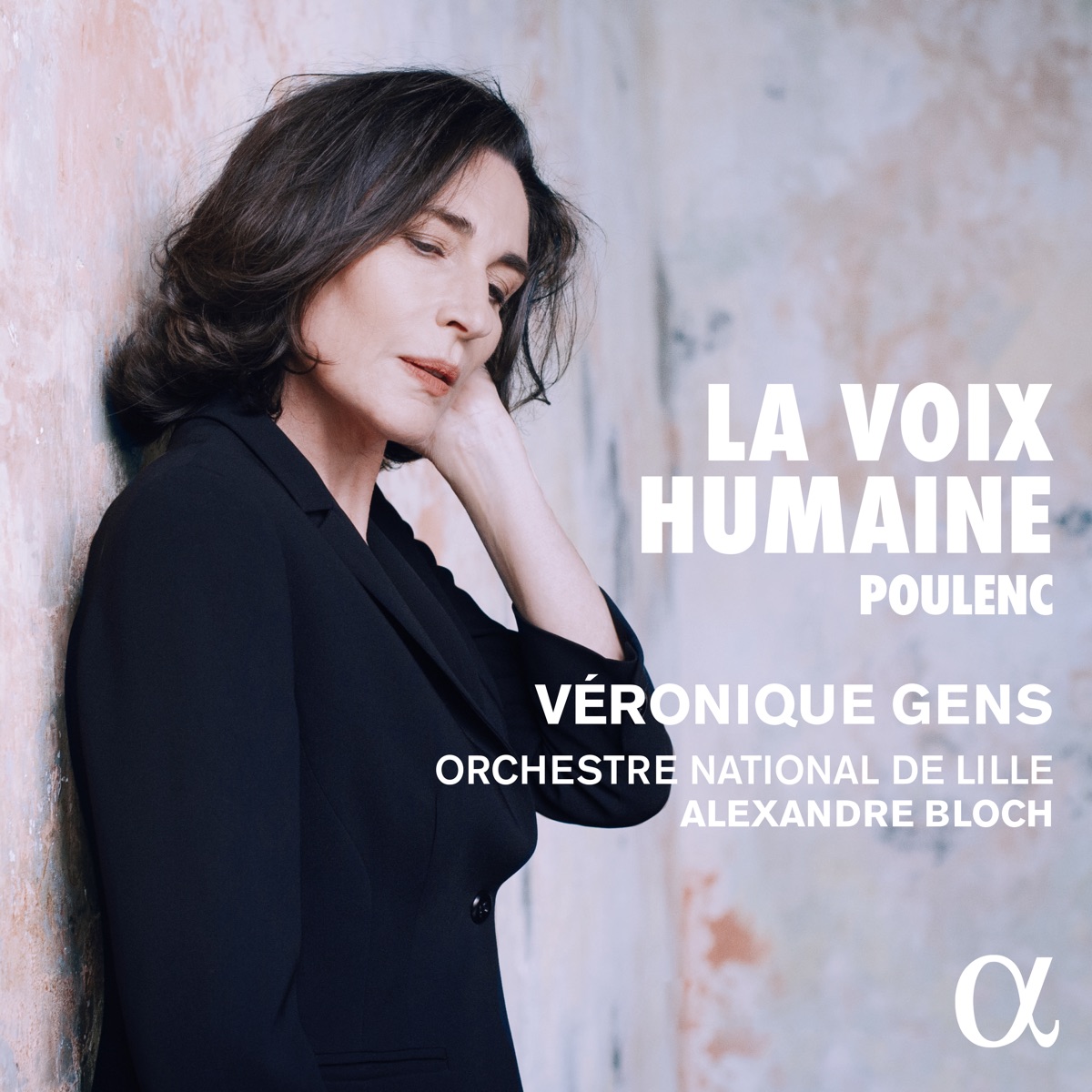 Poulenc: La voix humaine by Véronique Gens, Orchestre National de Lille & Alexandre Bloch album cover
