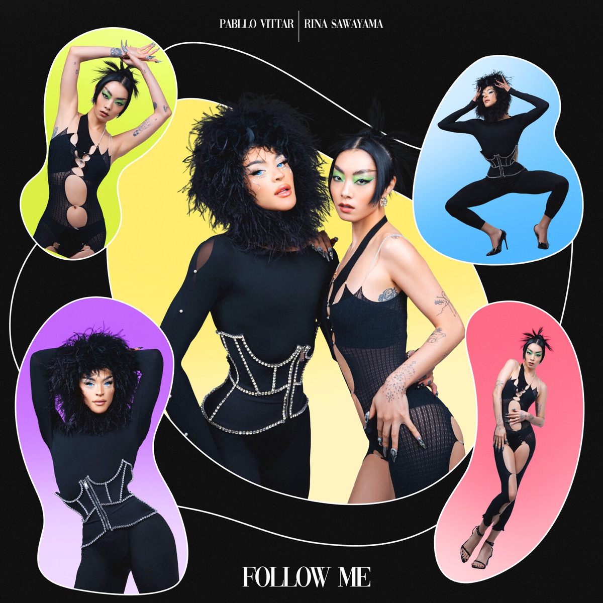 Follow Me - Single by Pabllo Vittar & Rina Sawayama album cover
