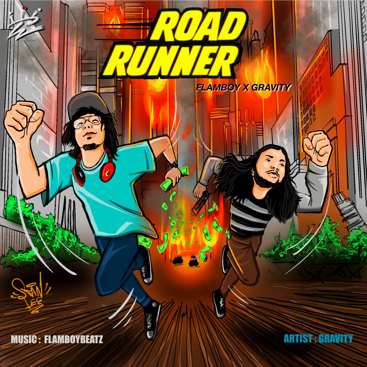 Roadrunner - Single by FlamboyBeatz & Gravity album cover