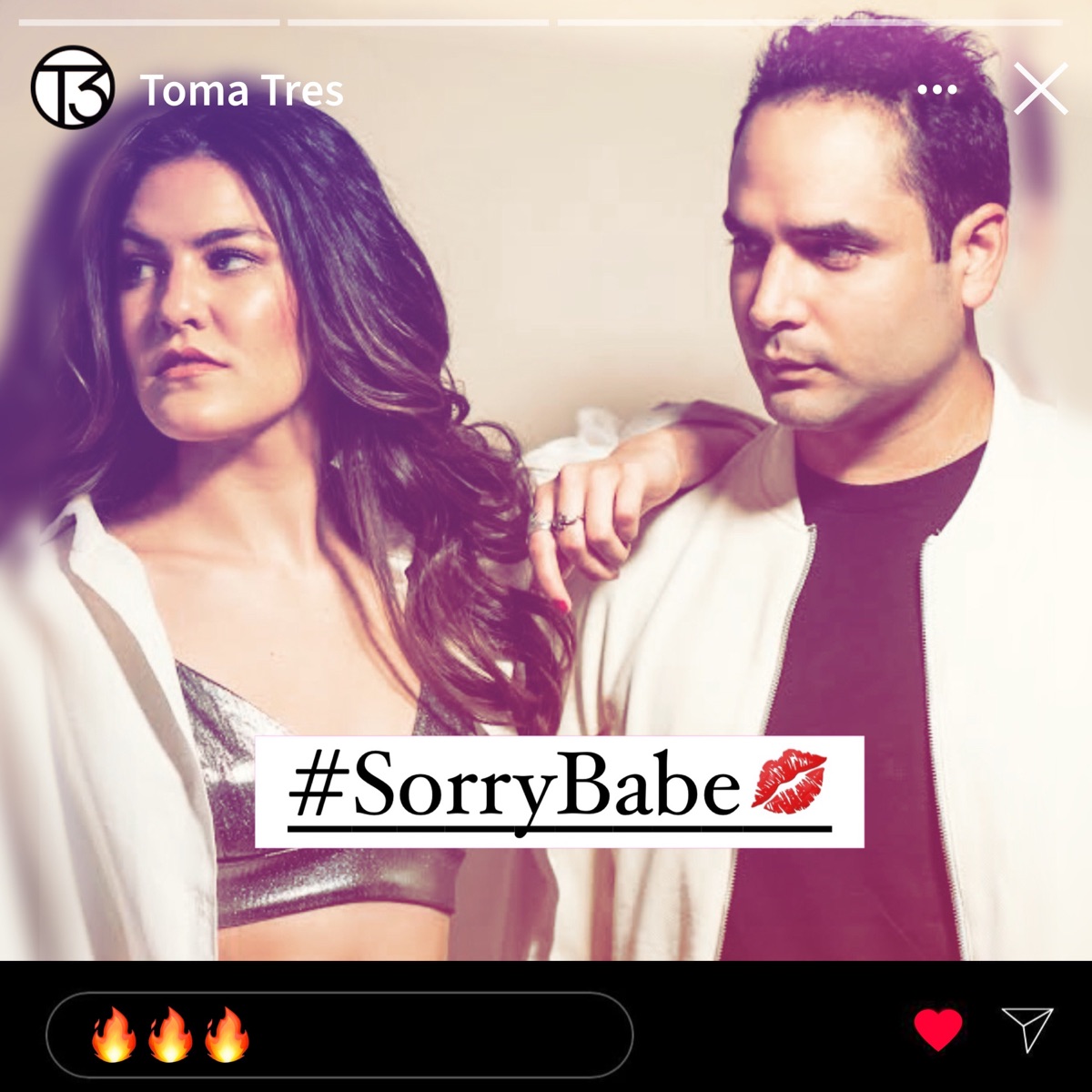 #Sorrybabe - Single by Toma Tres album cover