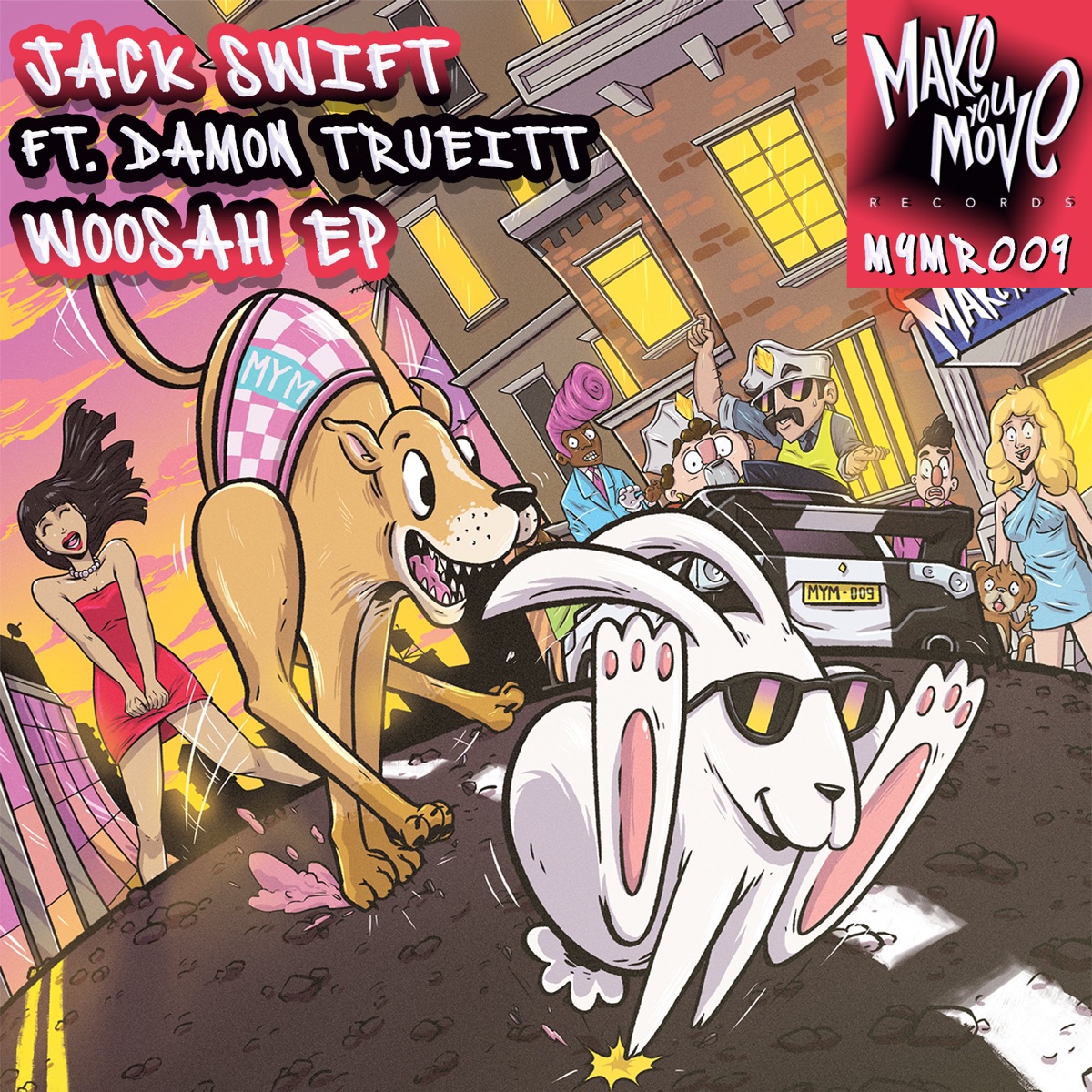 Woosah - EP by Jack Swift, Devstar & Scott Diaz album cover