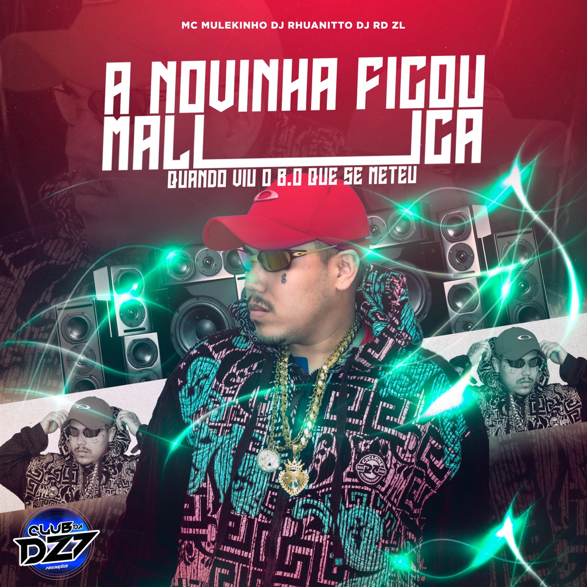 A NOVINHA FICOU MALUCA QUANDO VIU O B.O QUE SE METEU - Single by MC MULEKINHO, Dj Rhuanitto, DJ RD ZL & CLUB DA DZ7 album cover