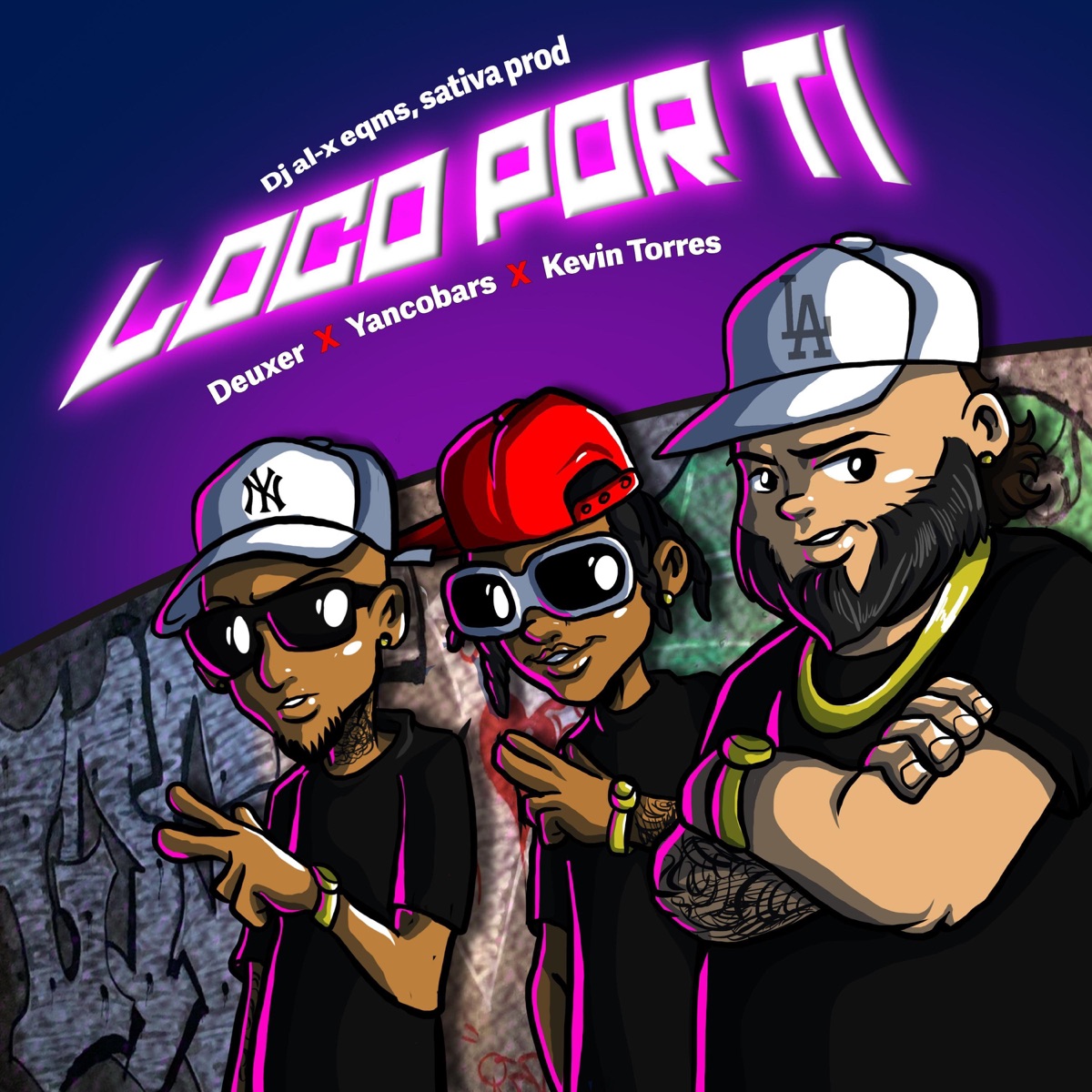 LocoxTi (feat. Deuxer & Yancobars) - Single by kevin torres album cover