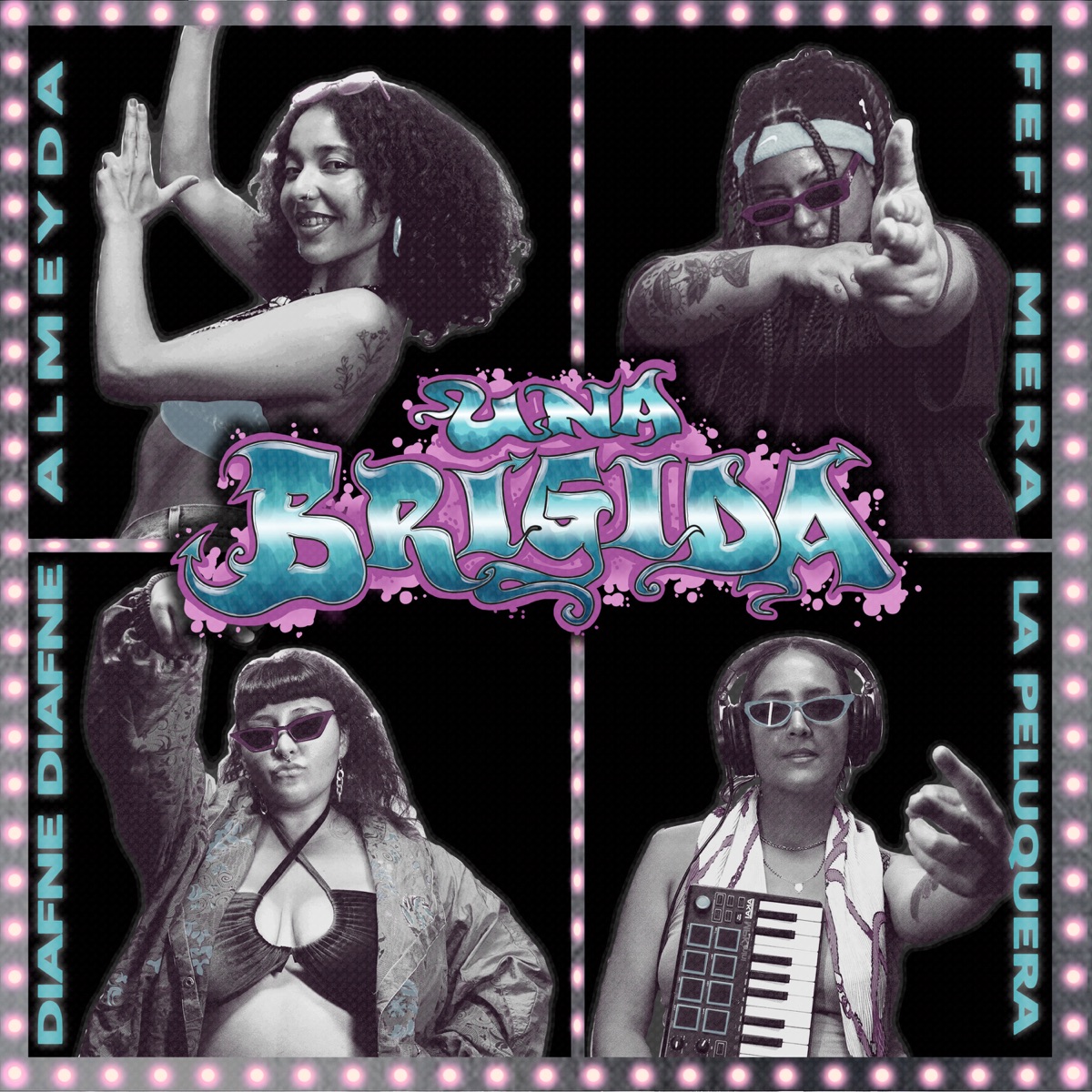 Una Brígida (feat. La Peluquera) - Single by Almeyda, Fefi Mera & Diafne Diafne album cover