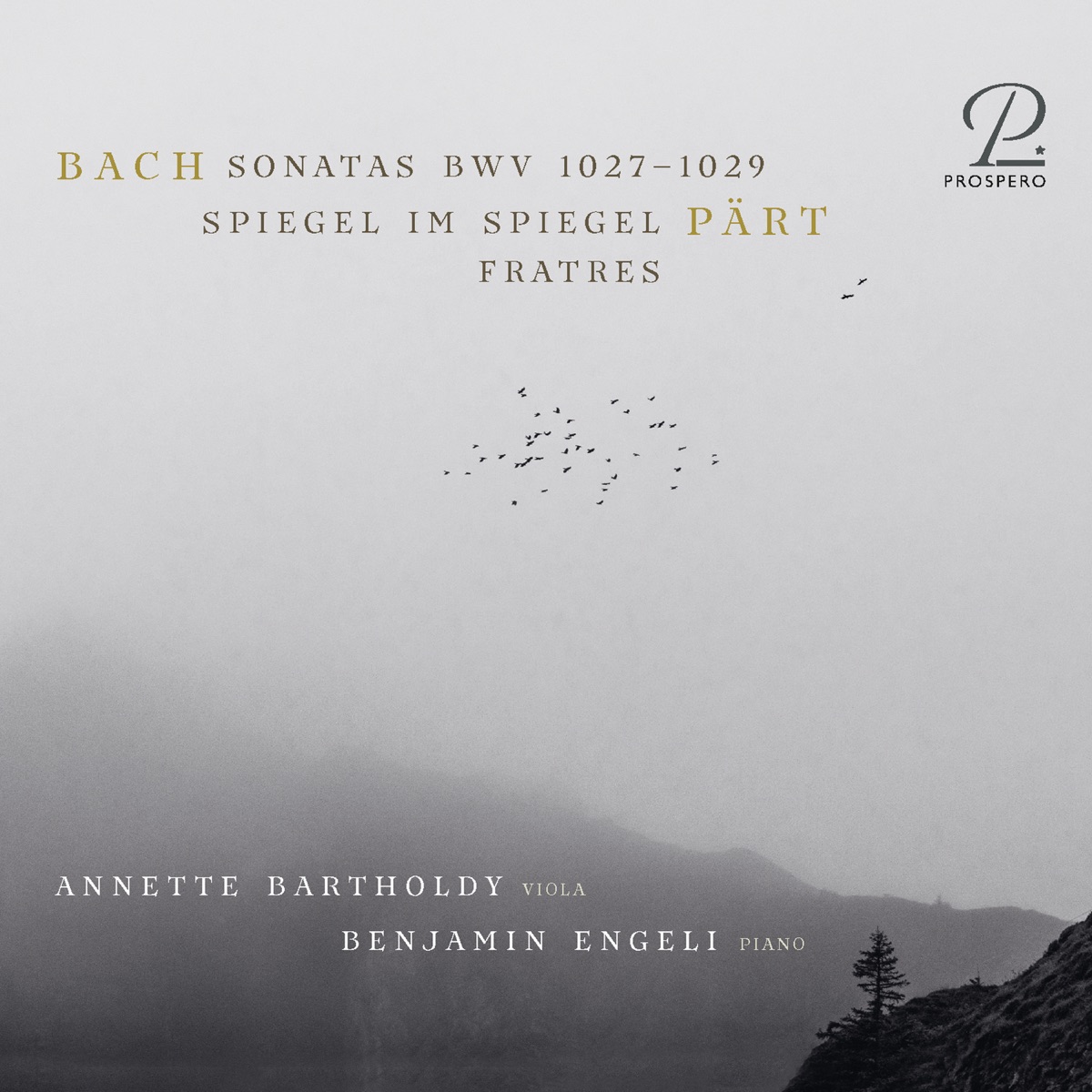 Bach Sonatas BWV 1027–1029, Pärt: Spiegel Im Spiegel by Annette Bartholdy & Benjamin Engeli album cover