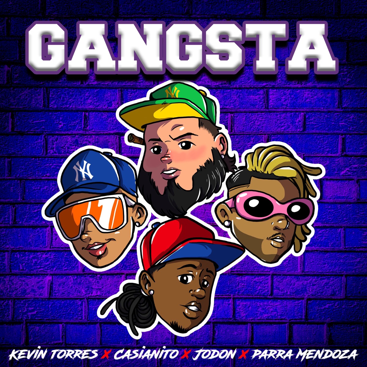 gangsta (feat. el jodon, casianito & parra mendoza) - Single by kevin torres album cover