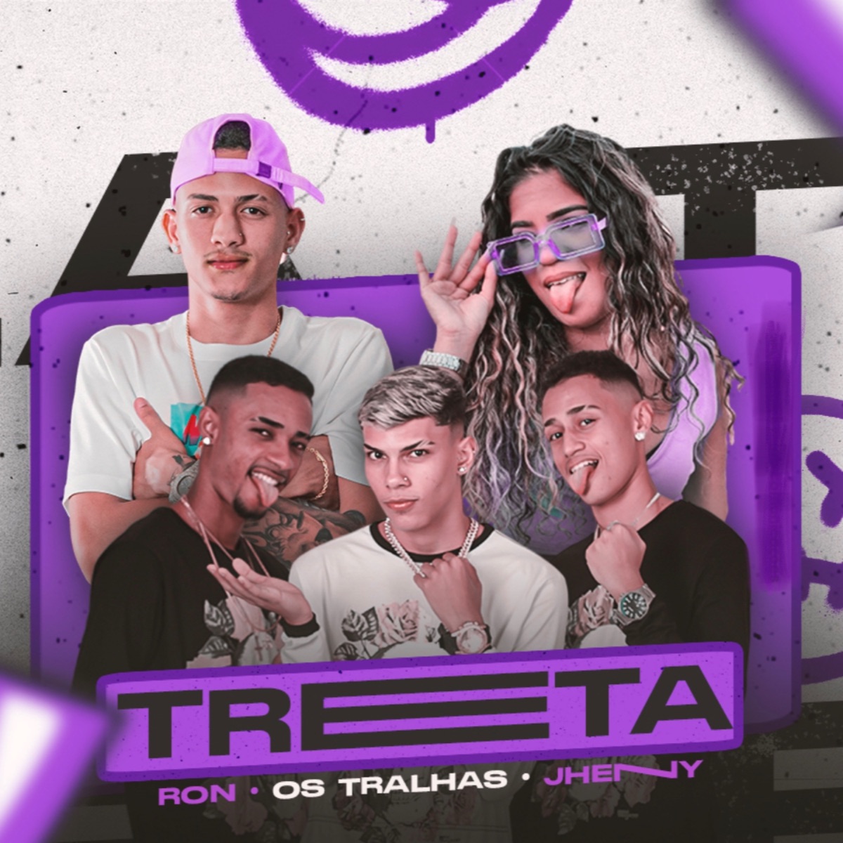Treta - Single by Os Tralhas, Ron & Jheny album cover