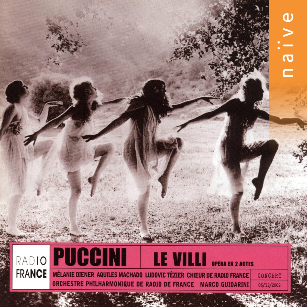 Puccini: Le villi by Melanie Diener, Aquiles Machado, Ludovic Tézier, Marco Guidarini, Orchestre Philharmonique de Radio France & Choeur de Radio France album cover