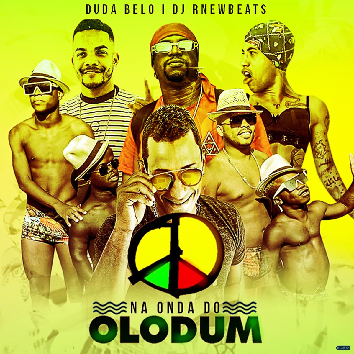 Na Onda do Olodum (Brega Funk) - Single by Duda Belo album cover