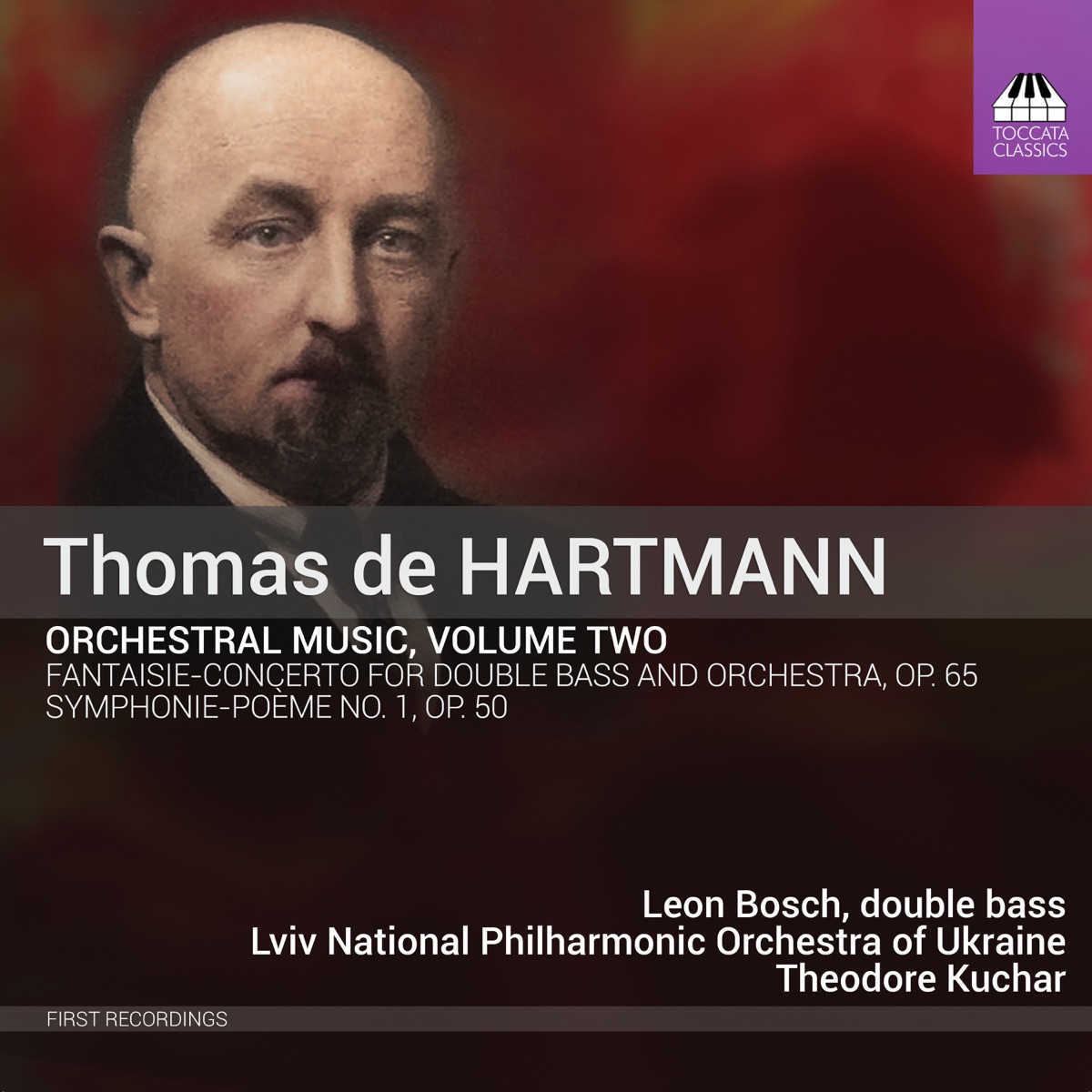 Thomas de Hartmann: Orchestral Music, Vol. 2 by Leon Bosch, Lviv National Philharmonic Orchestra of Ukraine & Theodore Kuchar album cover