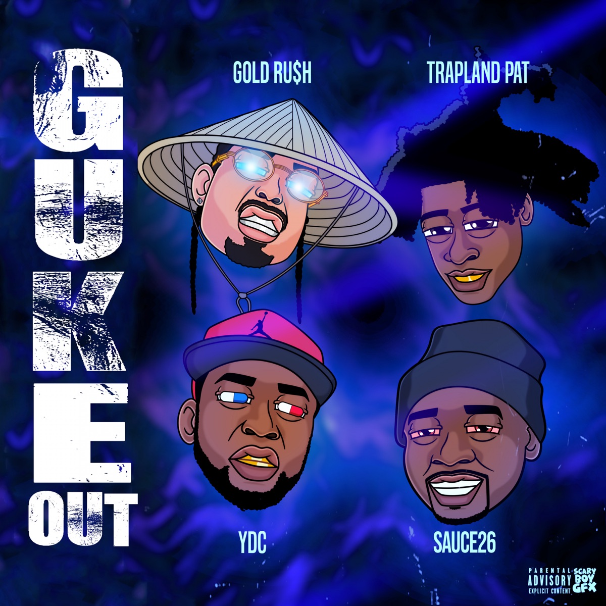 Gukeout (feat. Trapland Pat, Sauce26 & YDC Da Creator) - Single by Gold Ru$h album cover