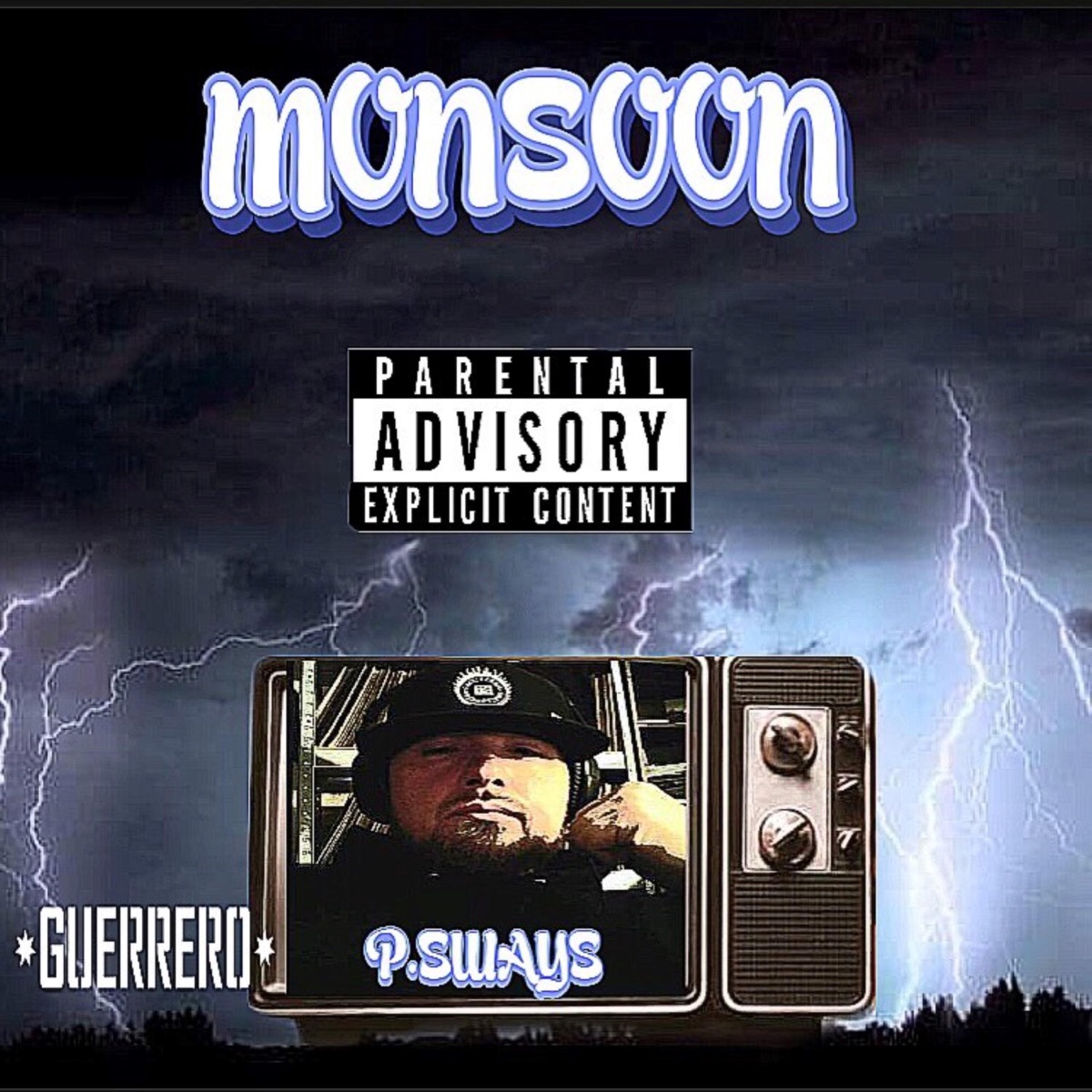 Monsoon - Single by P.Sways album cover