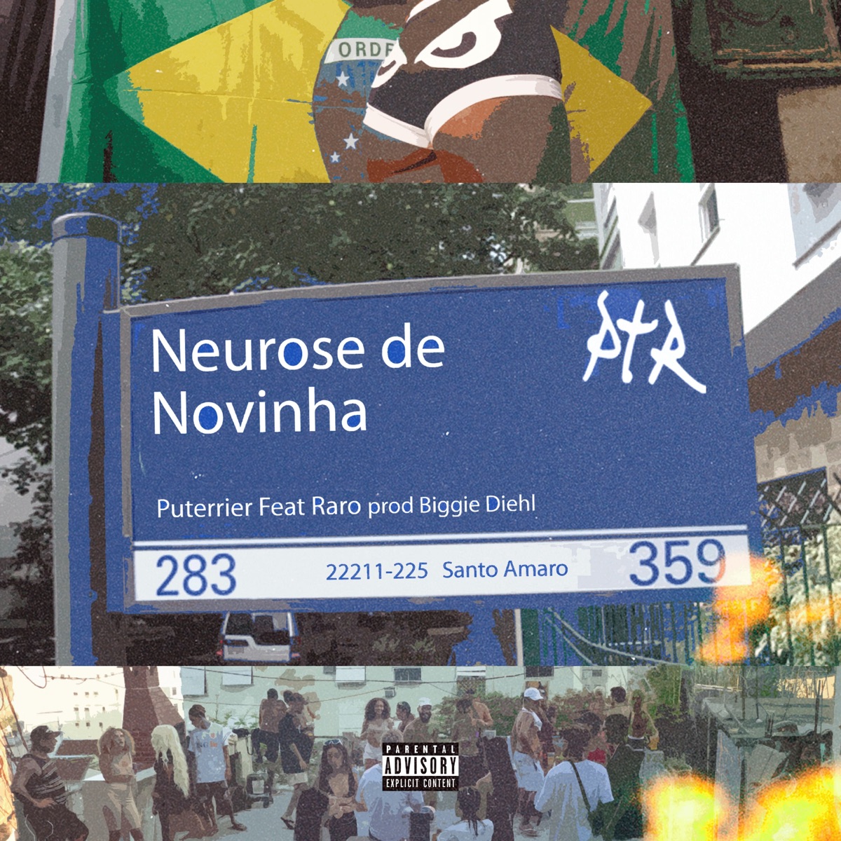 Neurose de Novinha - Single by Puterrier & Pique Raro album cover